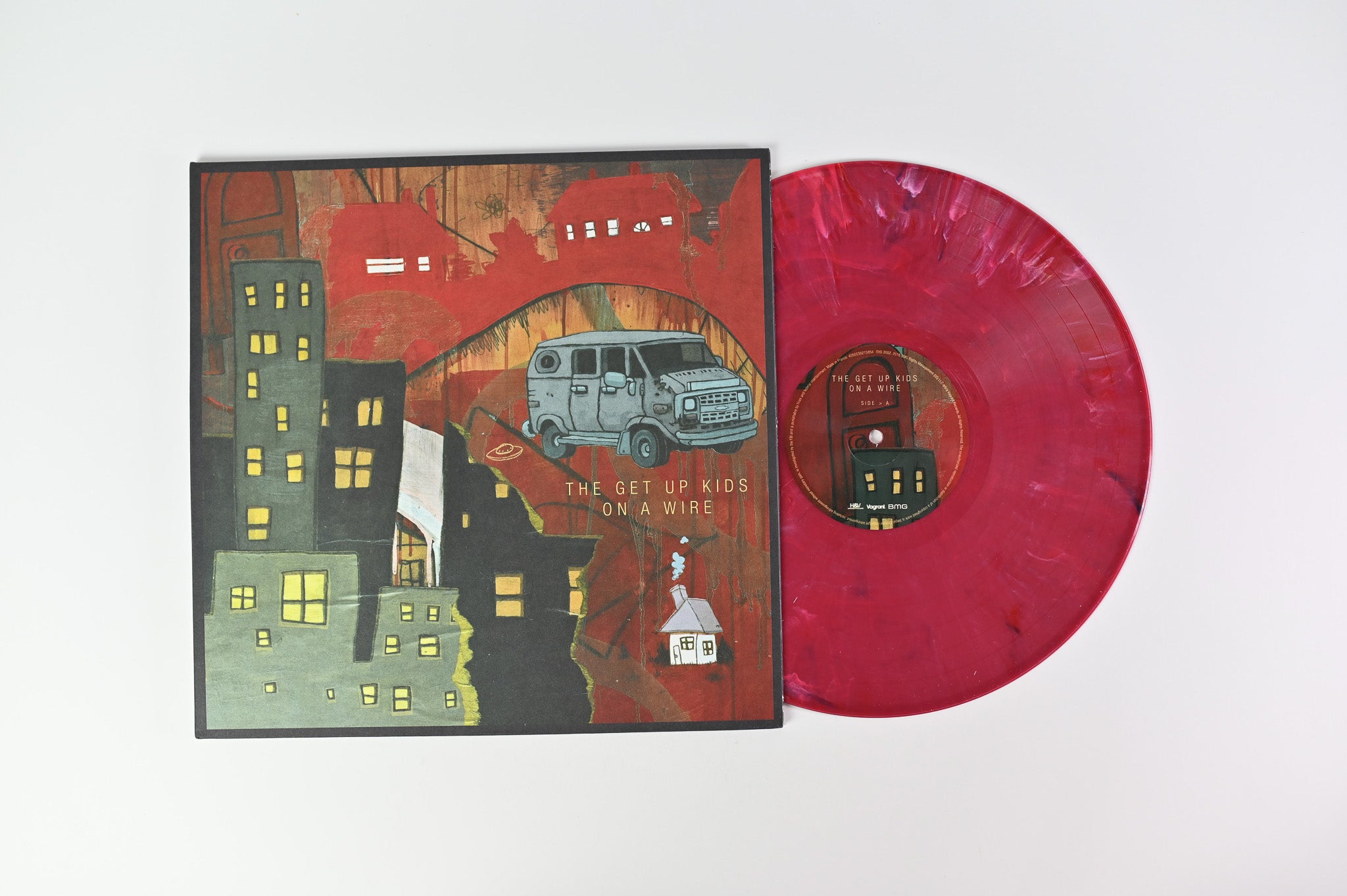 The Get Up Kids - On A Wire on Vagrant Ltd Maroon Vinyl