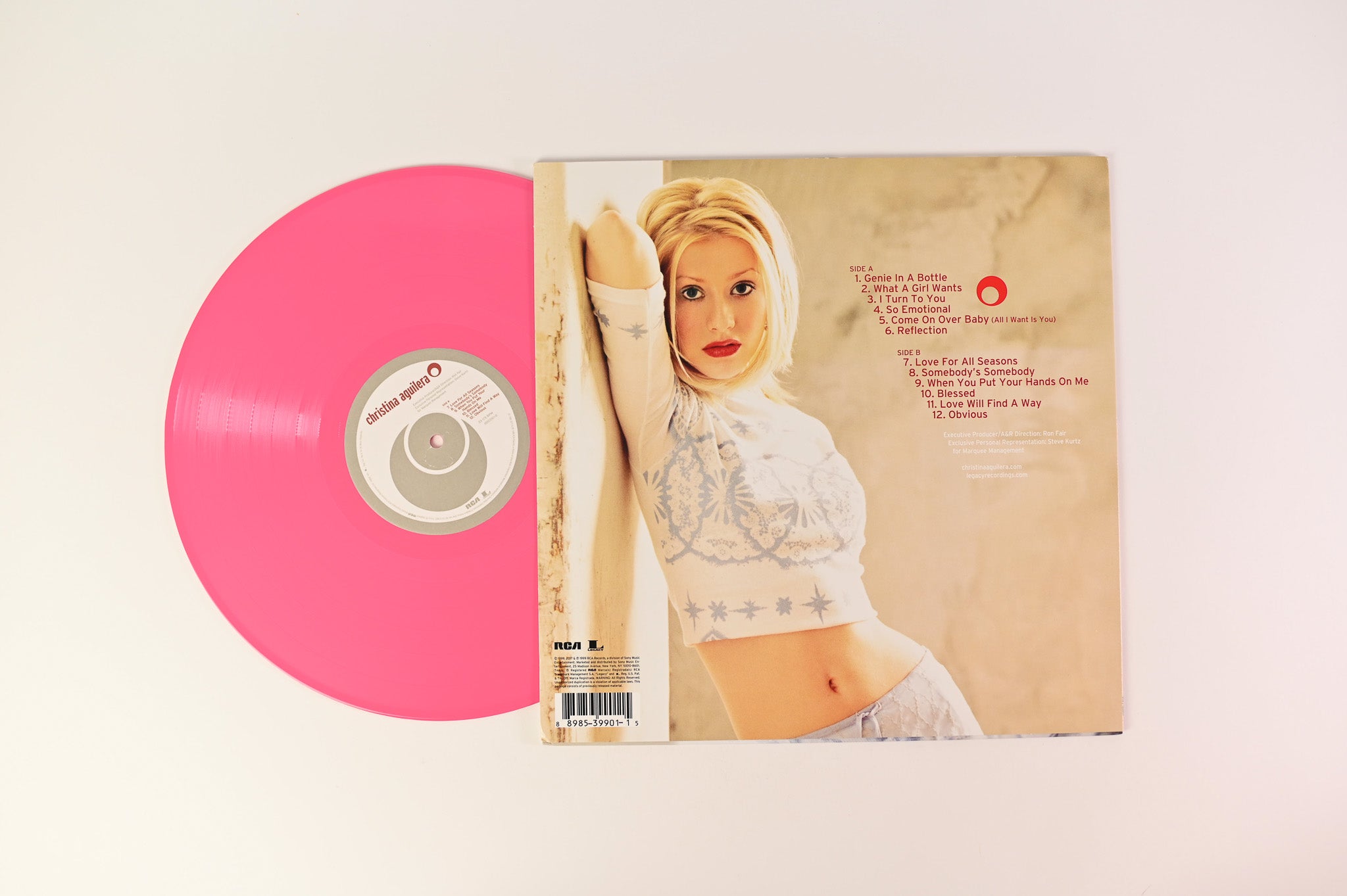 Christina Aguilera - Christina Aguilera on RCA Legacy Ltd Pink Vinyl Reissue