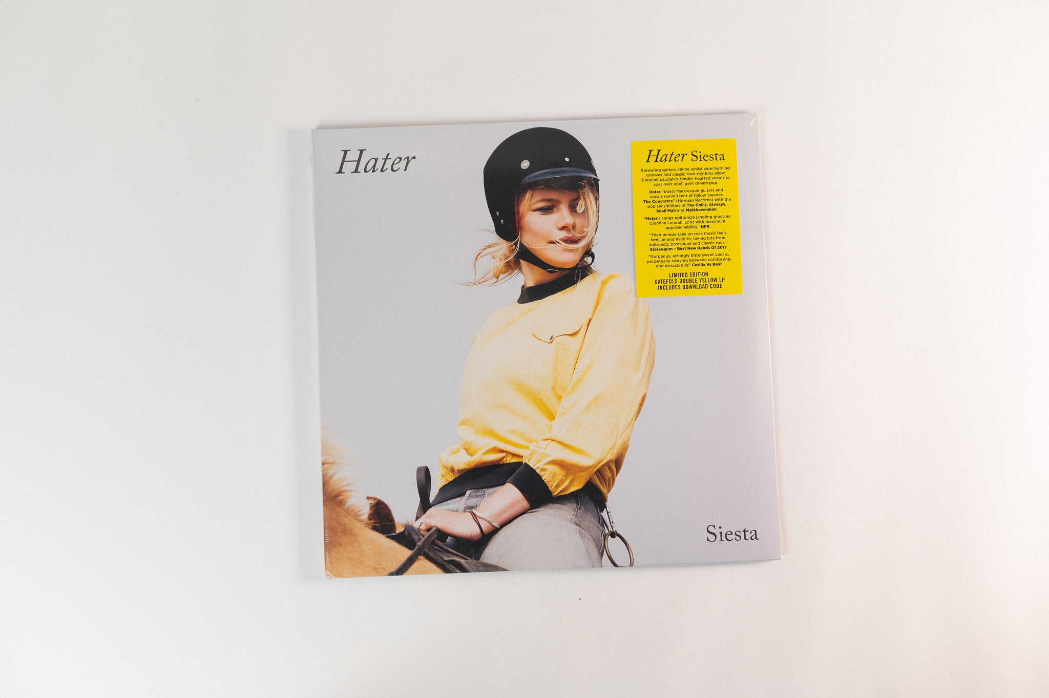 Hater - Siesta on Fire Records - Sealed Yellow Vinyl