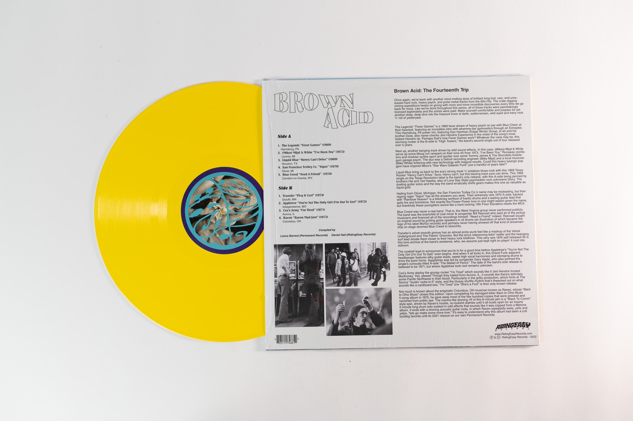 Various - Brown Acid: The Fourteenth Trip on RidingEasy Records - Yellow