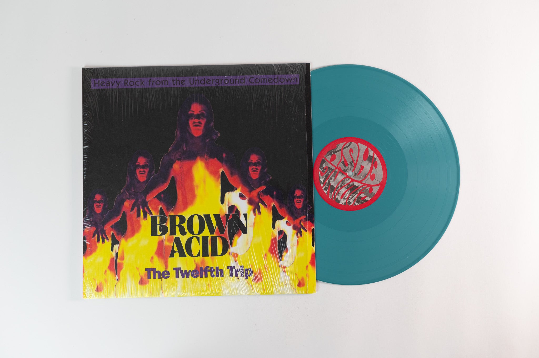 Various - Brown Acid: The Twelfth Trip (Heavy Rock From The Underground Comedown) on RidingEasy Records - Turquoise Vinyl