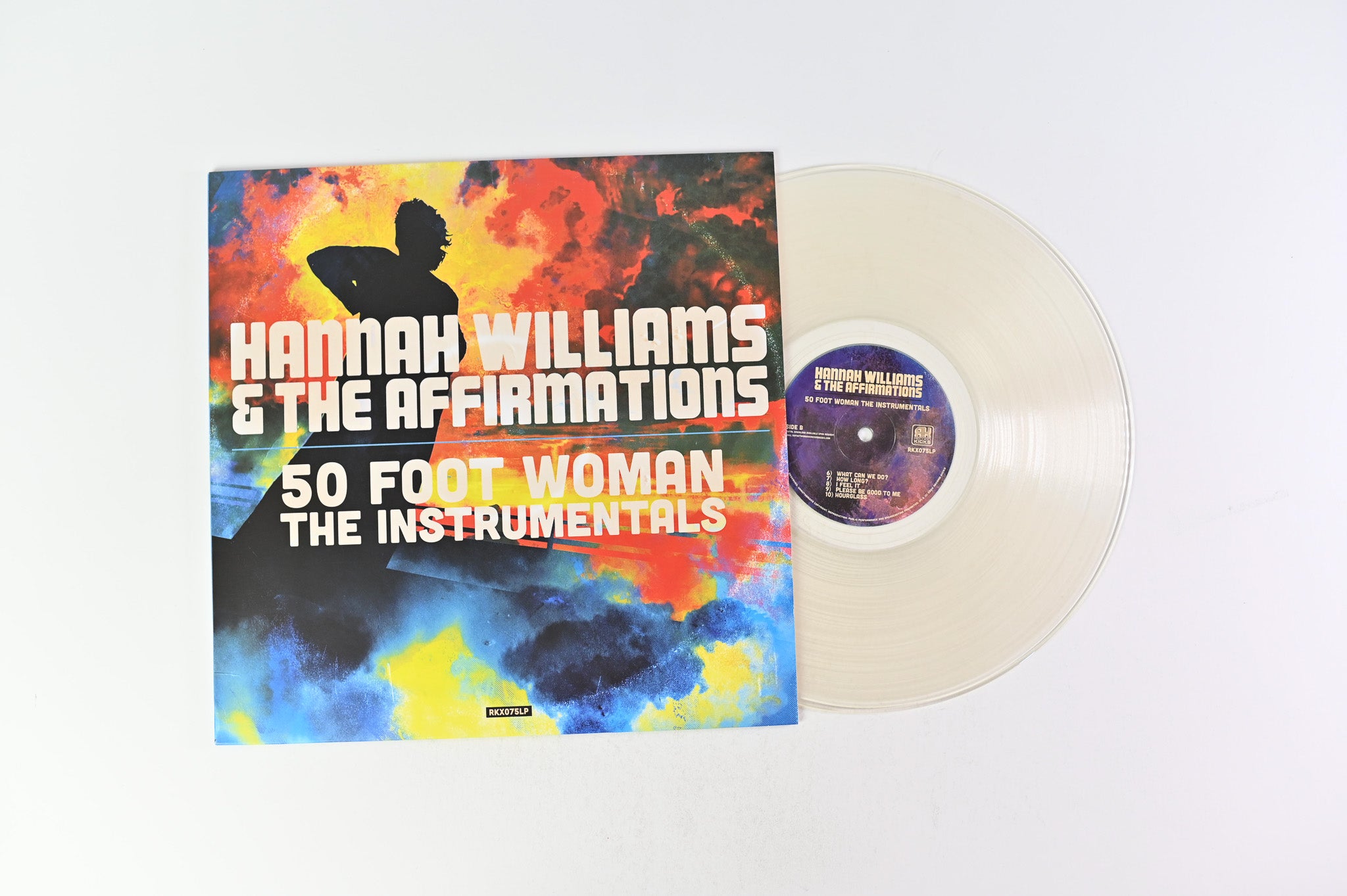 Hannah Williams & The Affirmations - 50 Foot Woman - The Instrumentals on Record Kicks Ltd Clear Vinyl