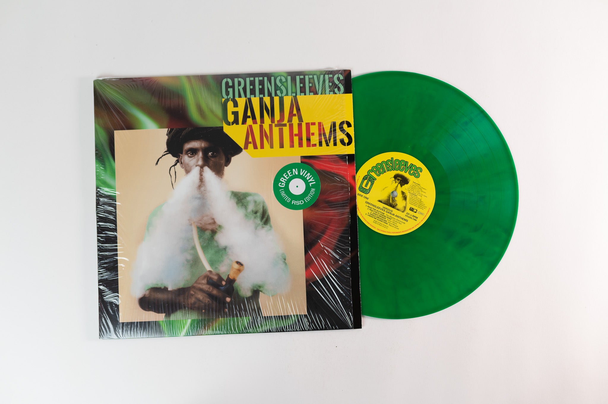 Various - Greensleeves Ganja Anthems on Greensleeves Records / VP - Green Vinyl