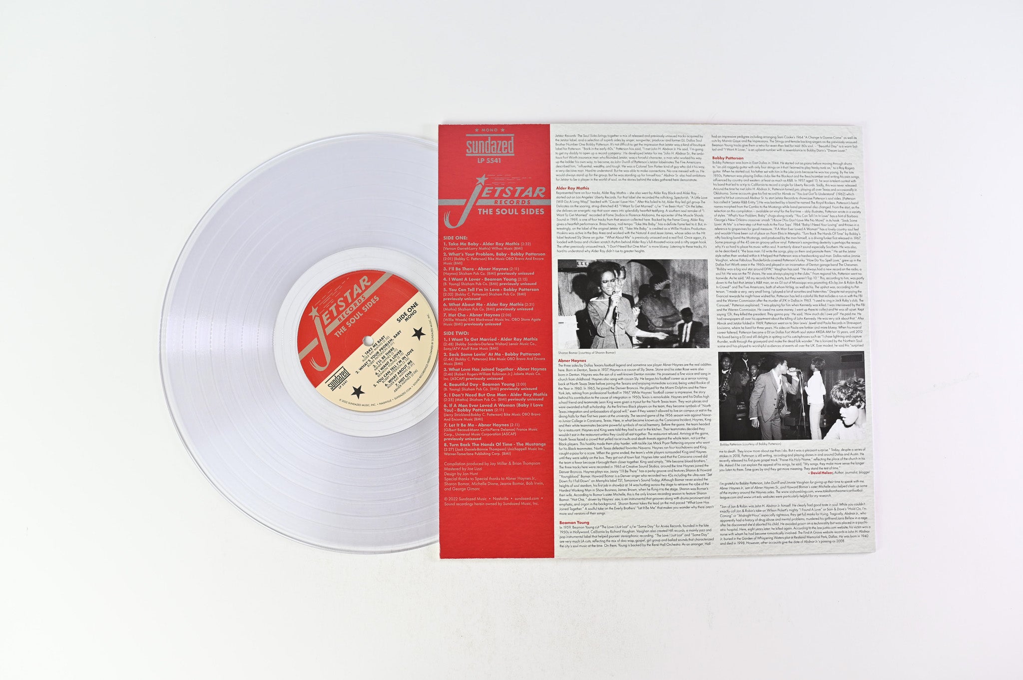 Various - Jetstar Records: The Soul Sides on Jetstar Sundazed RSD 2022 Clear