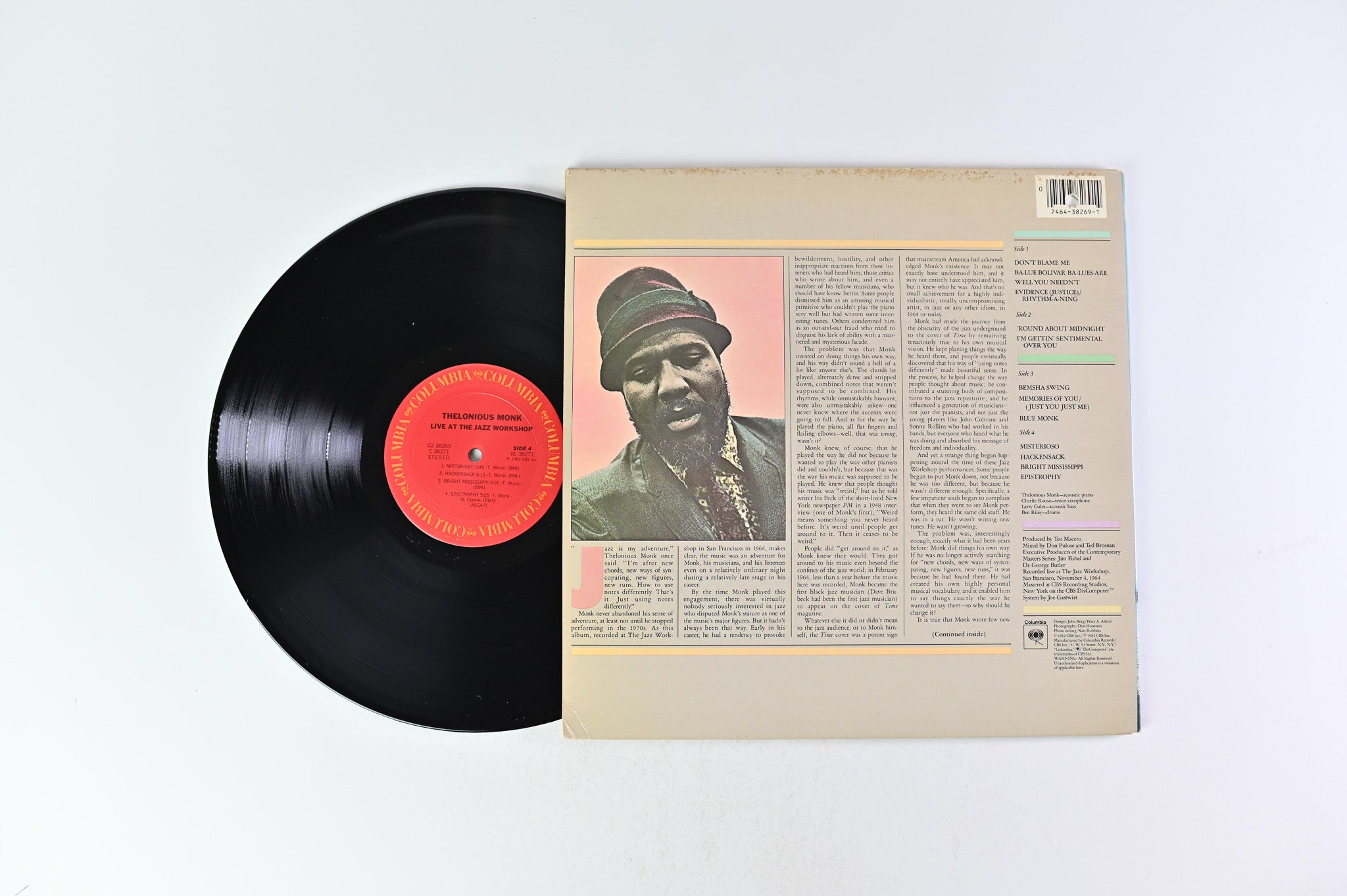 Thelonious Monk - Live At The Jazz Workshop on Columbia