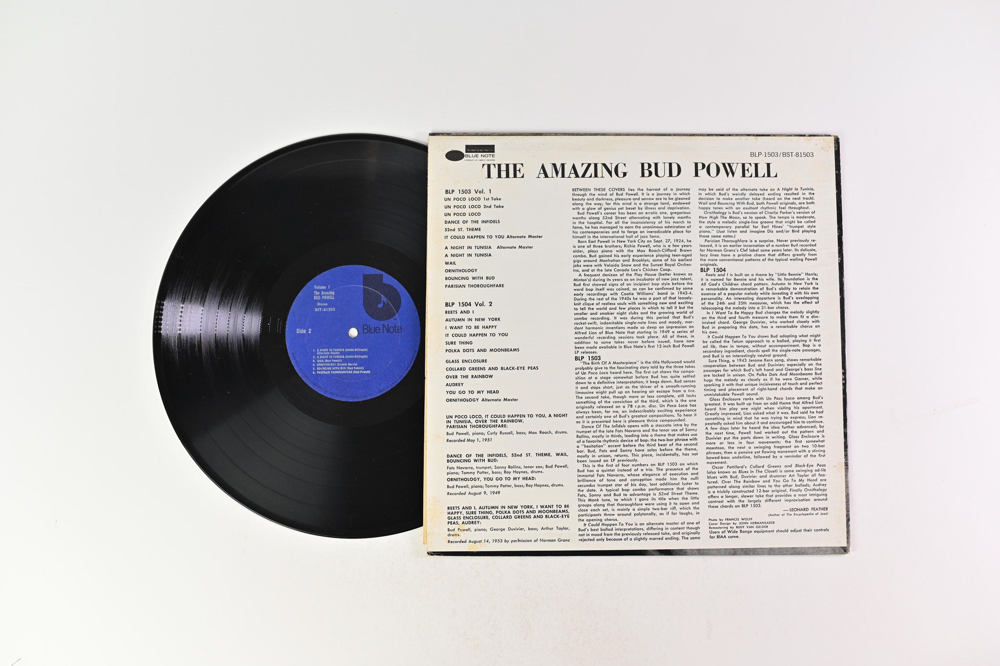 Bud Powell - The Amazing Bud Powell, Volume 1 on Blue Note Reissue