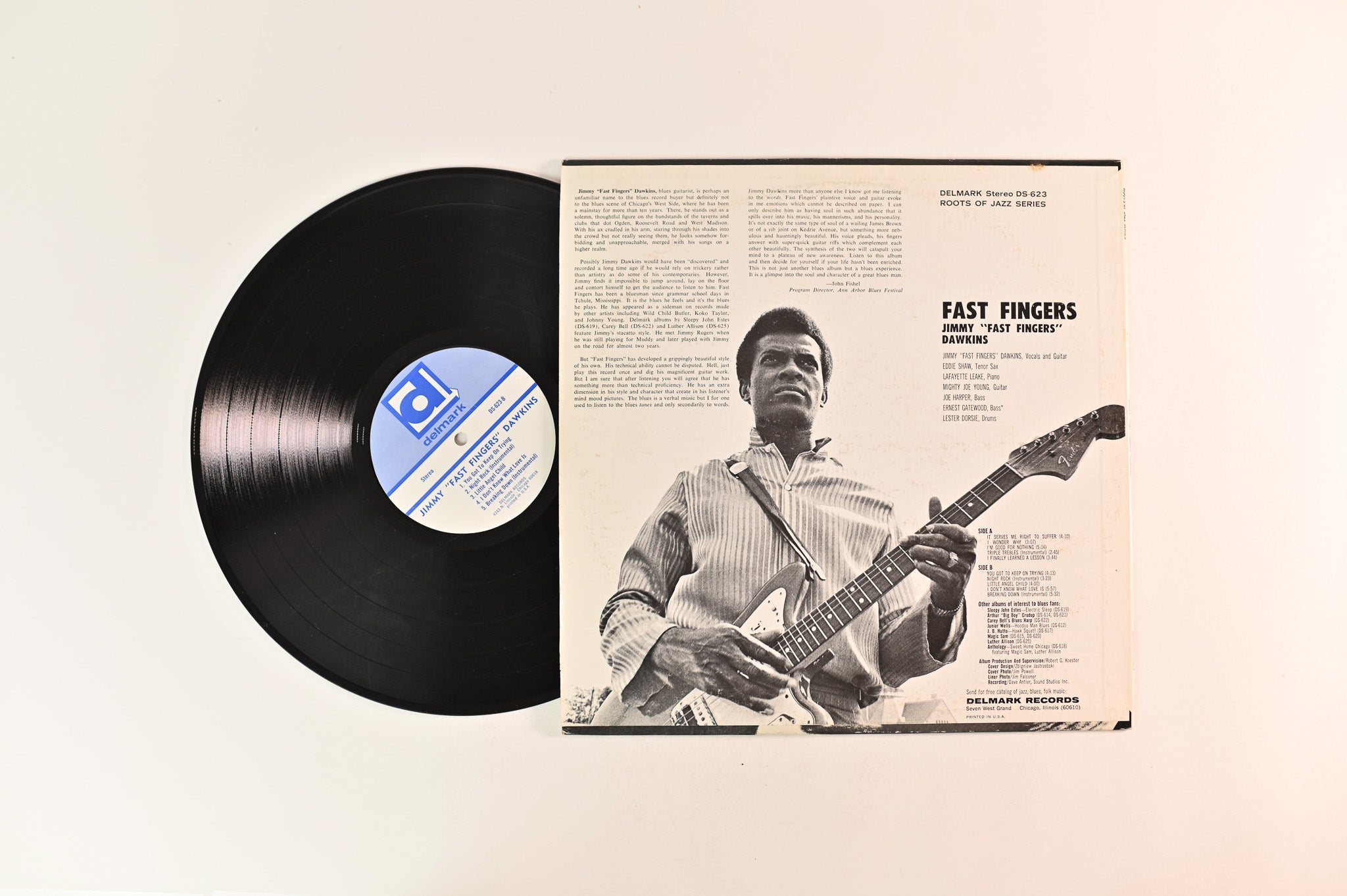 Jimmy Dawkins - Jimmy "Fast Fingers" Dawkins on Delmark Stereo Reissue