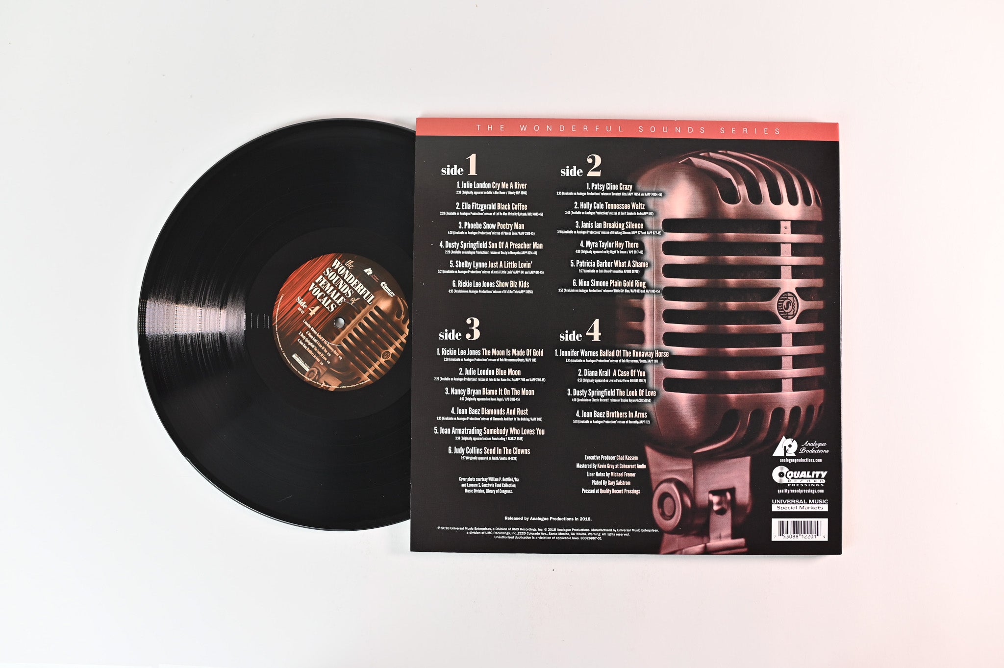 Various - The Wonderful Sounds of Female Vocals Analogue Productions 180 Gram Reissue