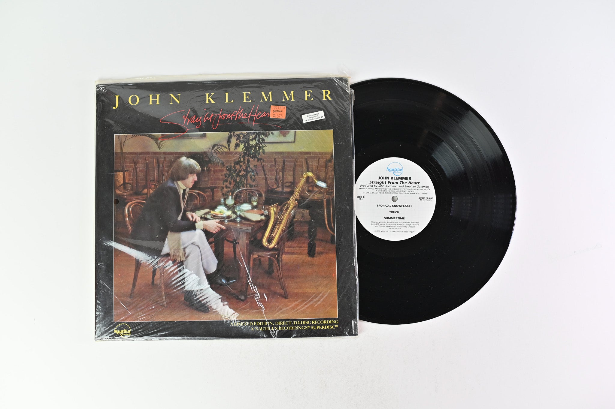 John Klemmer - Straight From The Heart on Nautilus Recordings Ltd.