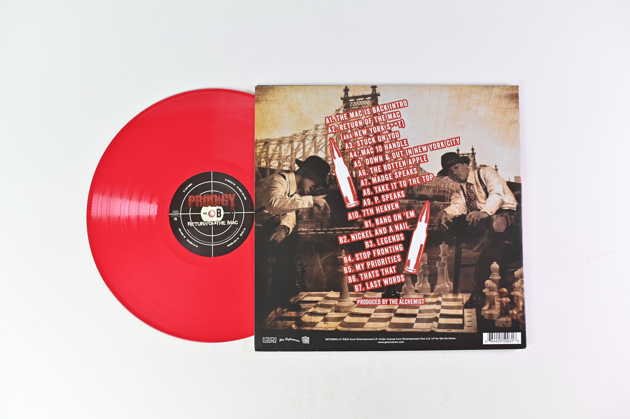 Prodigy - Return Of The Mac on Get On Down Ltd. Reissue on Red Vinyl