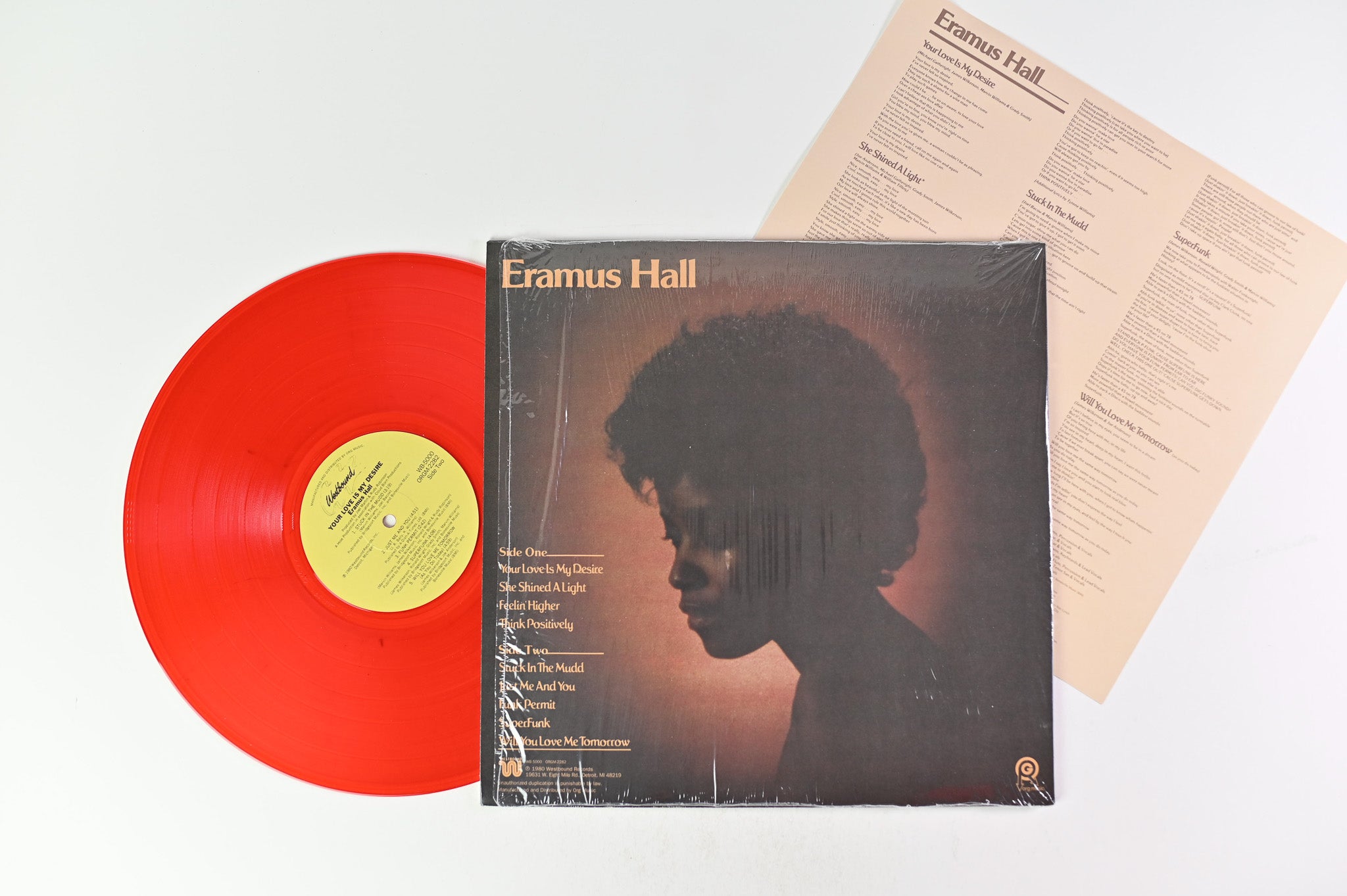 Eramus Hall - Your Love Is My Desire on Westbound ORG RSD 2024 Ltd Transparent Red Reissue