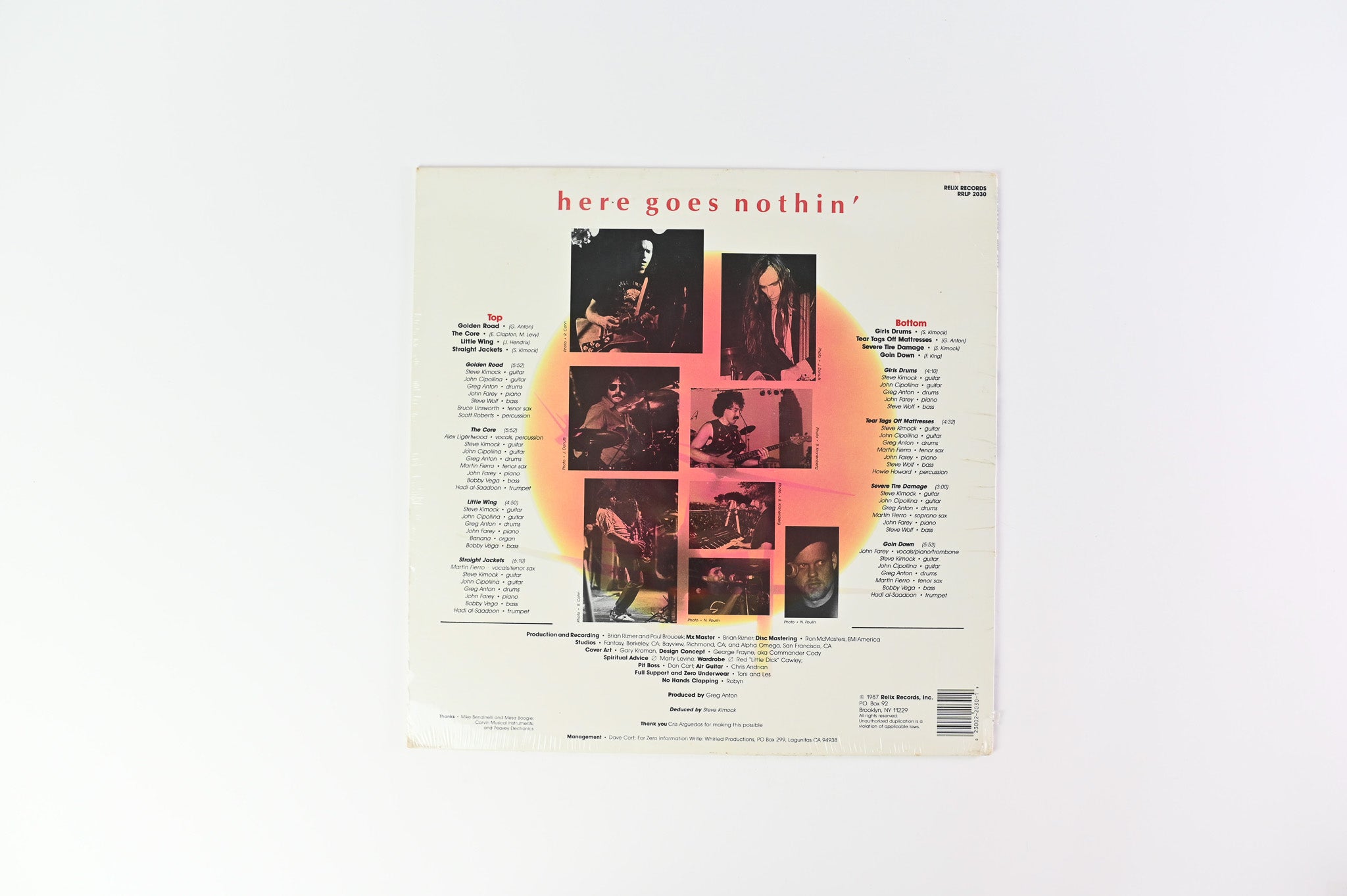 Zero - Here Goes Nothin' on Relix Sealed