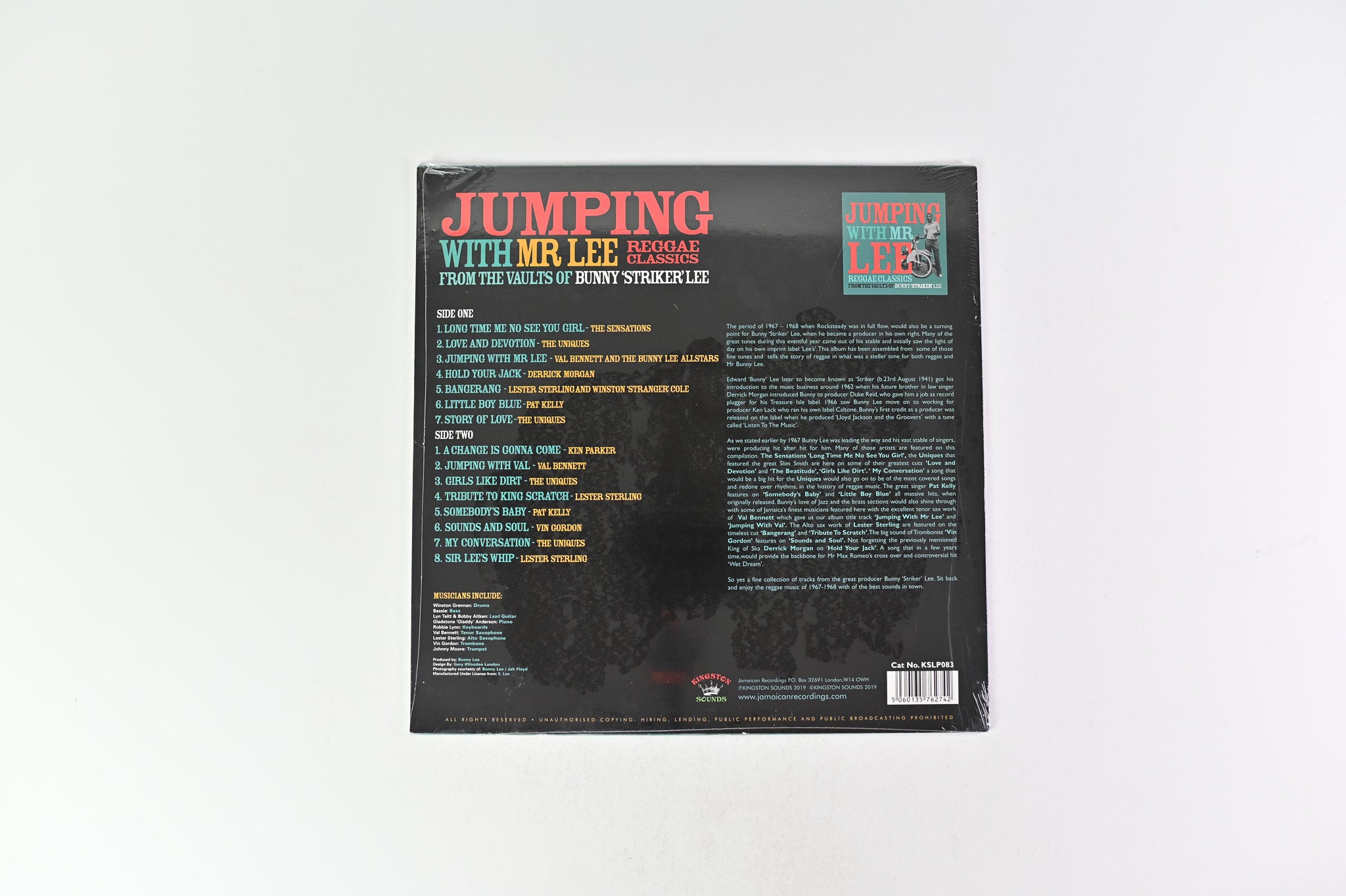 Various - Jumping With Mr Lee: Reggae Classics From The Vault Of Bunny "Striker" Lee on Kingston Sounds SEALED