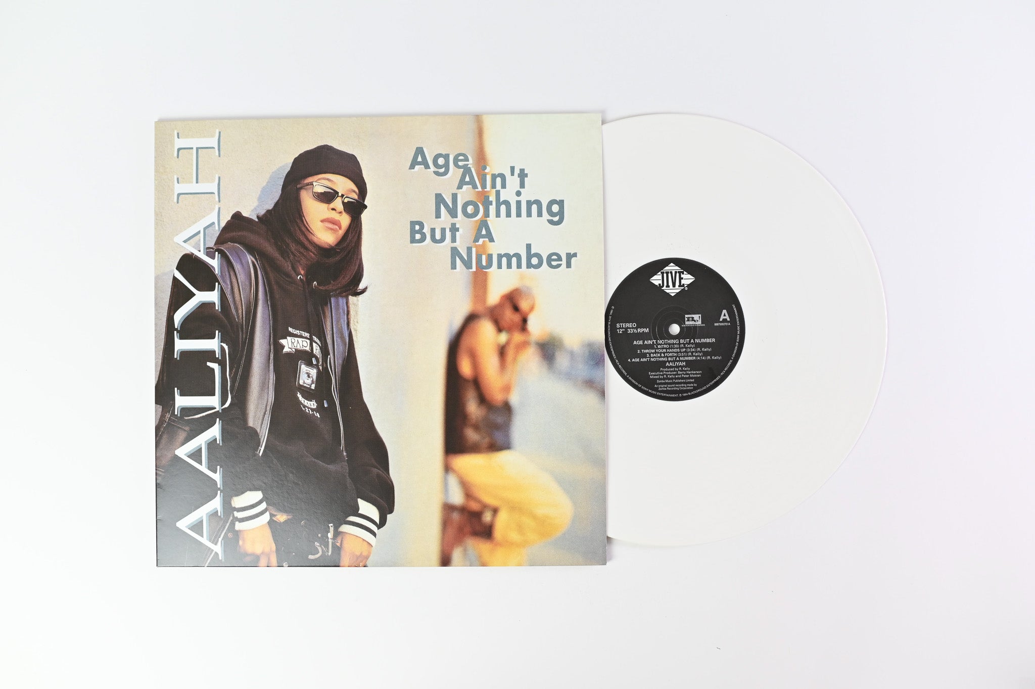 Aaliyah - Age Ain't Nothing But A Number on Jive White Vinyl RSD Black  Friday 2014 Ltd Reissue