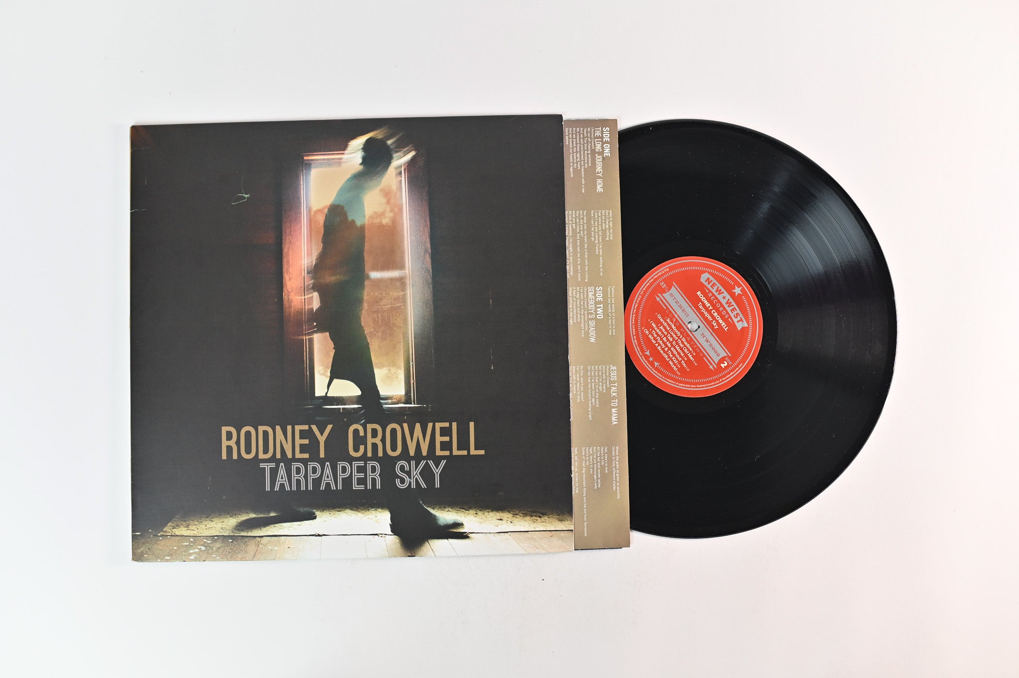 Rodney Crowell - Tarpaper Sky on New West Records