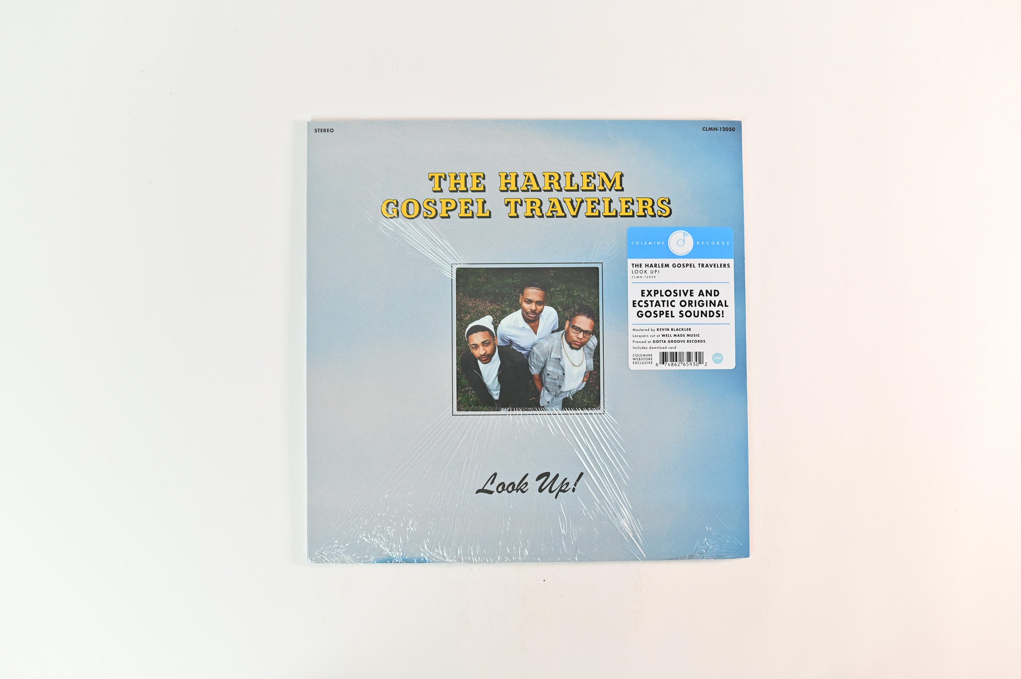 The Harlem Gospel Travelers - Look Up! on Colemine Records - Clearwater Blue Vinyl