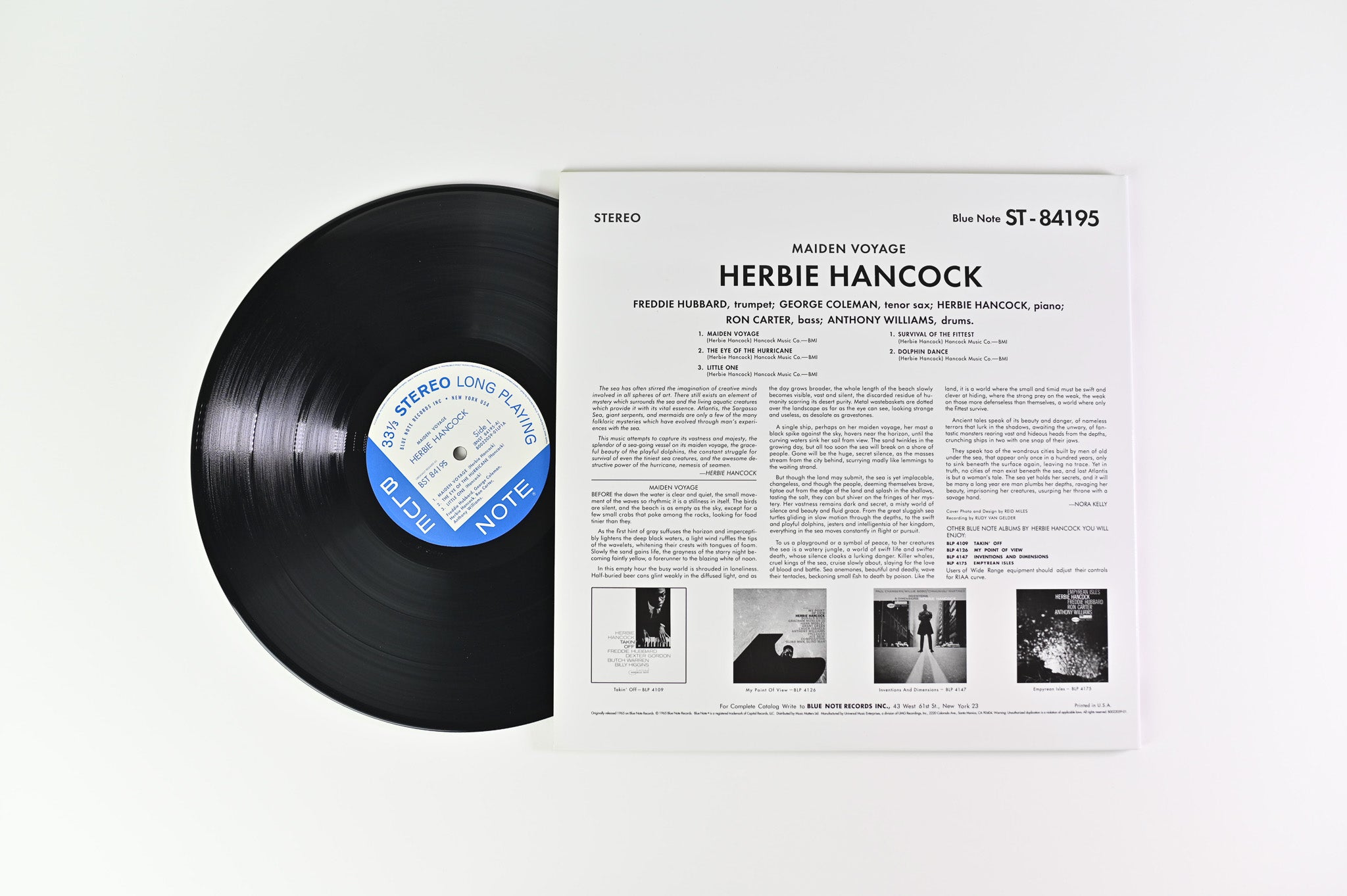 Herbie Hancock - Maiden Voyage on Blue Note Ltd 180 Gram Music Matters Reissue