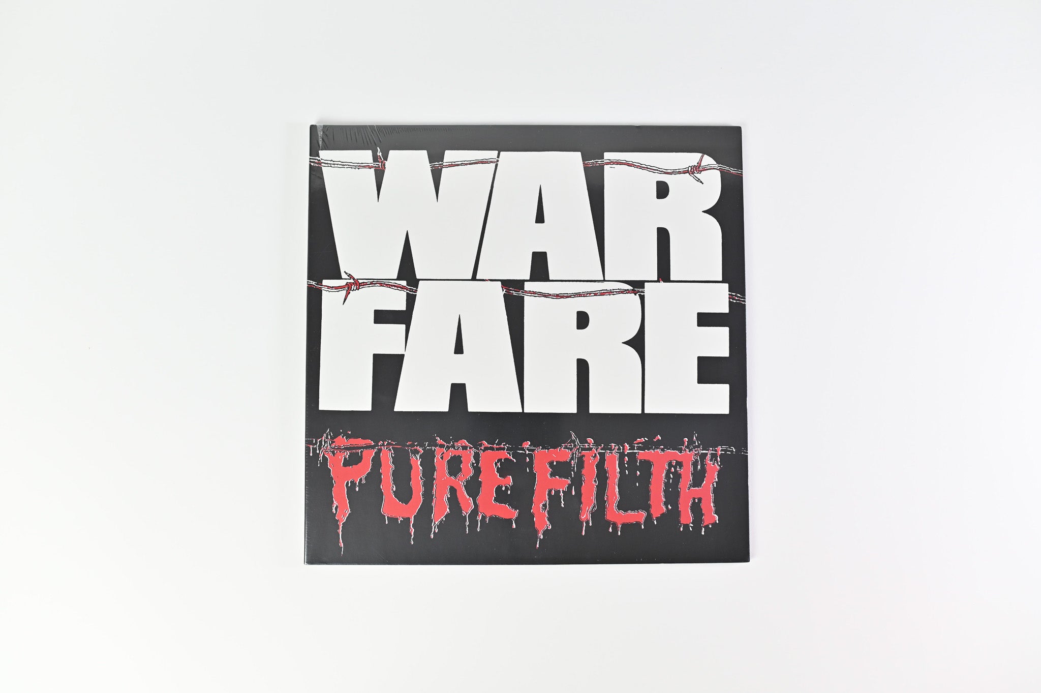 Warfare - Pure Filth on Back on Black Grey Vinyl Reissue Sealed