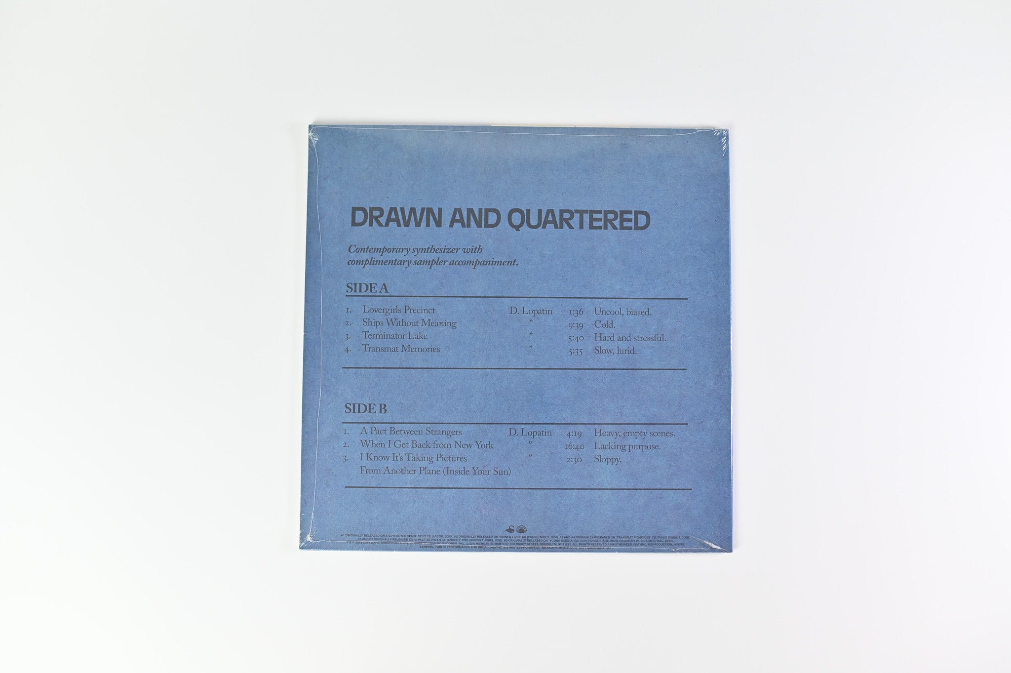 Oneohtrix Point Never - Drawn And Quartered on Software Ltd RSD 2021 Off White Vinyl Sealed