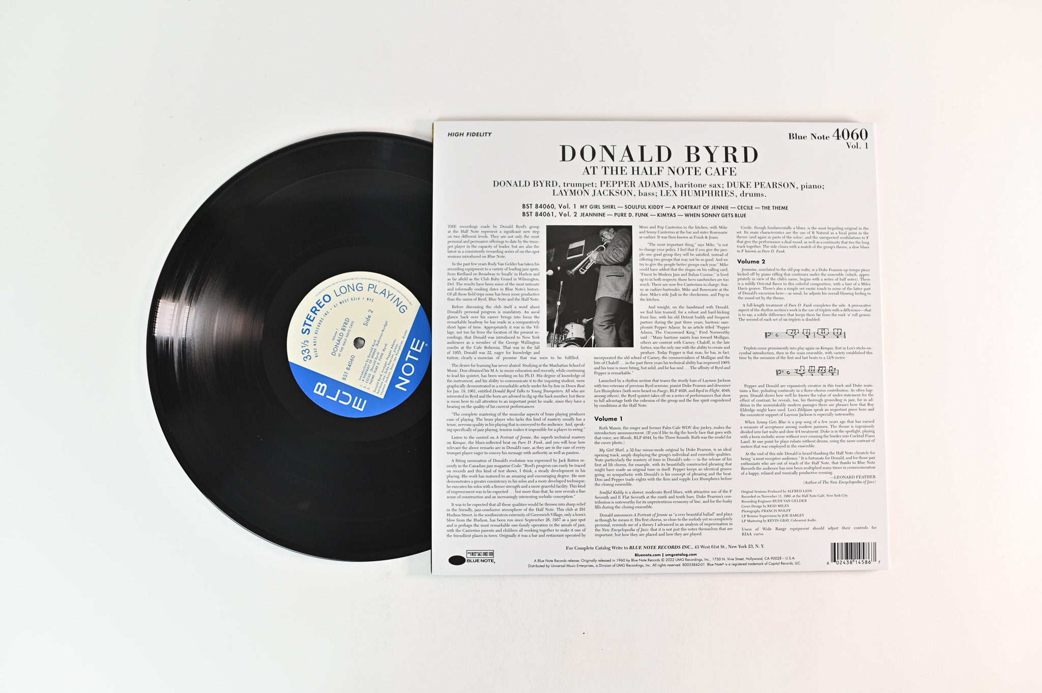 Donald Byrd - At The Half Note Cafe Volume 1 on Blue Note Tone Poet Series Reissue