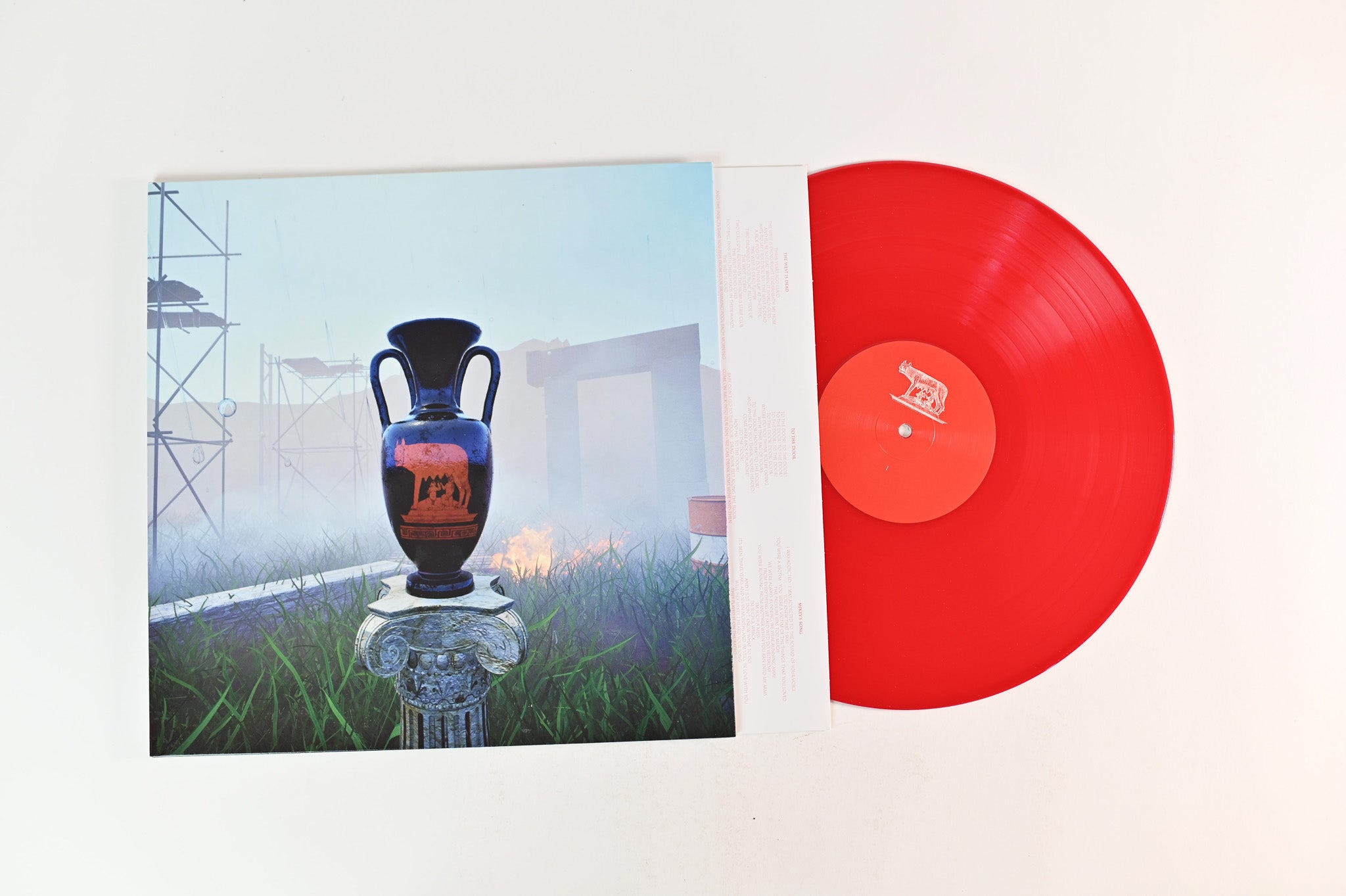 HMLTD - West Of Eden on Lucky Number Ltd Red With 7" Flexi Disc