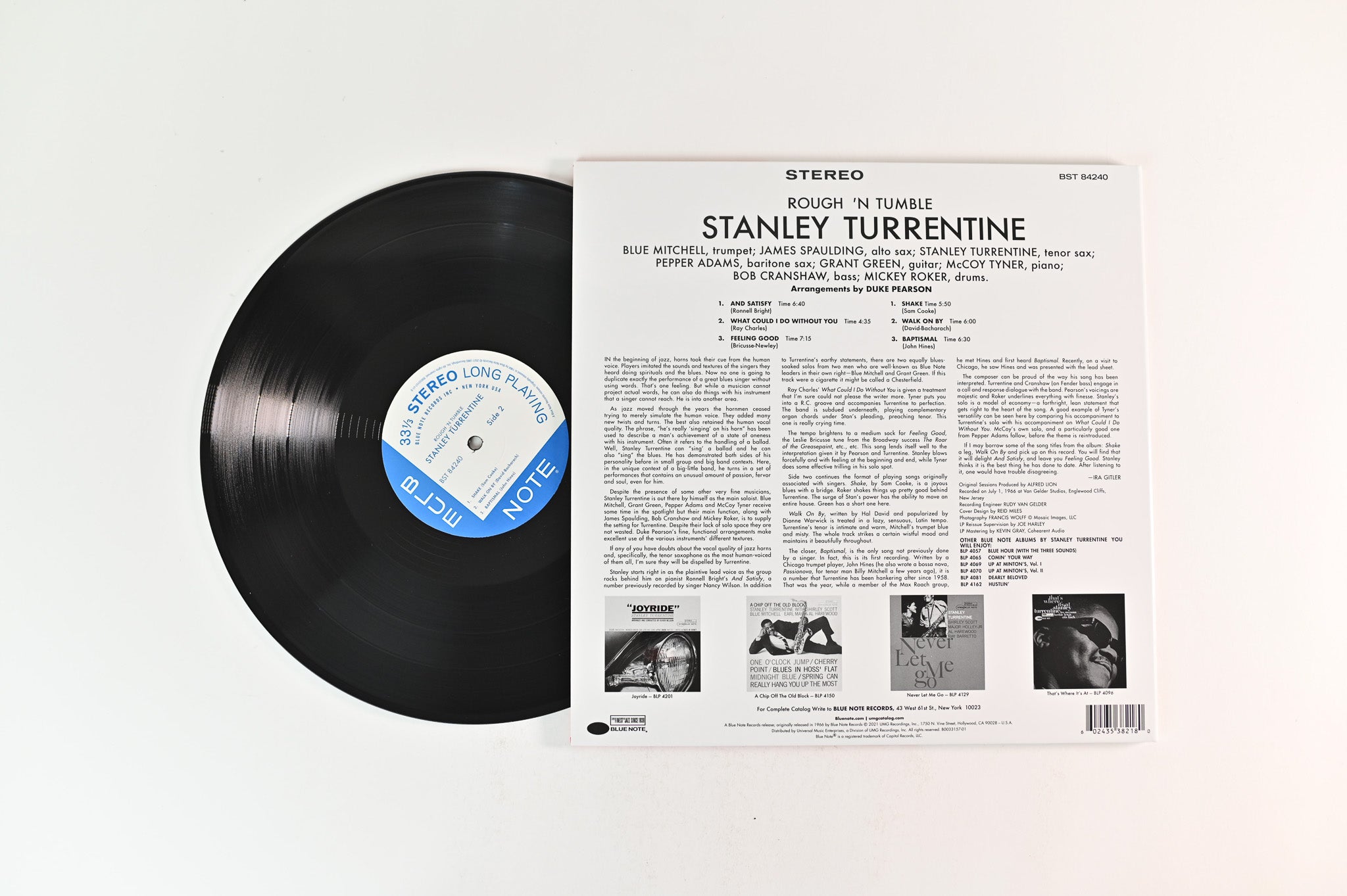 Stanley Turrentine - Rough 'N Tumble on Blue Note Tone Poet Series Reissue