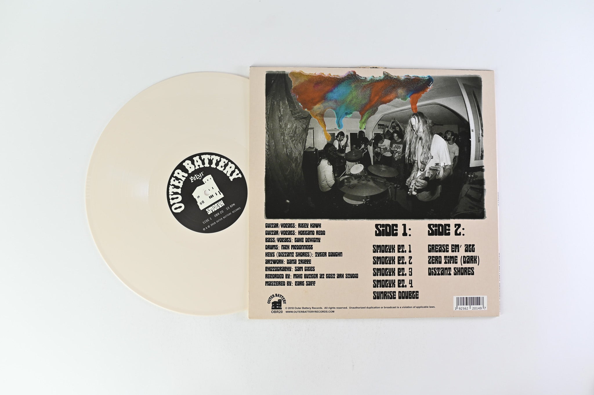 Petyr - Smolyk on Outer Battery Records - Ivory Colored Vinyl