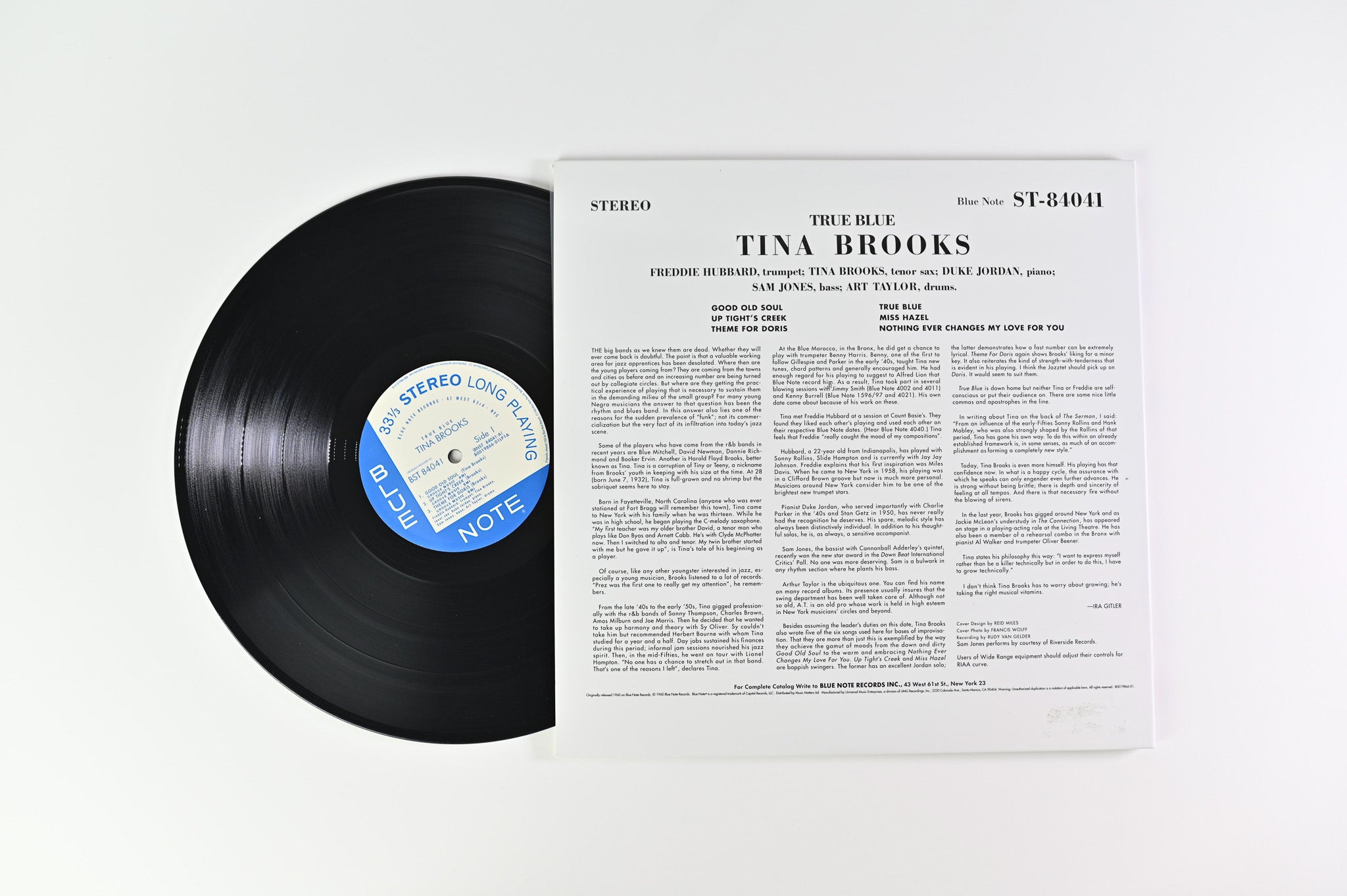 Tina Brooks - True Blue on Blue Note Ltd 180 Gram Music Matters Reissue