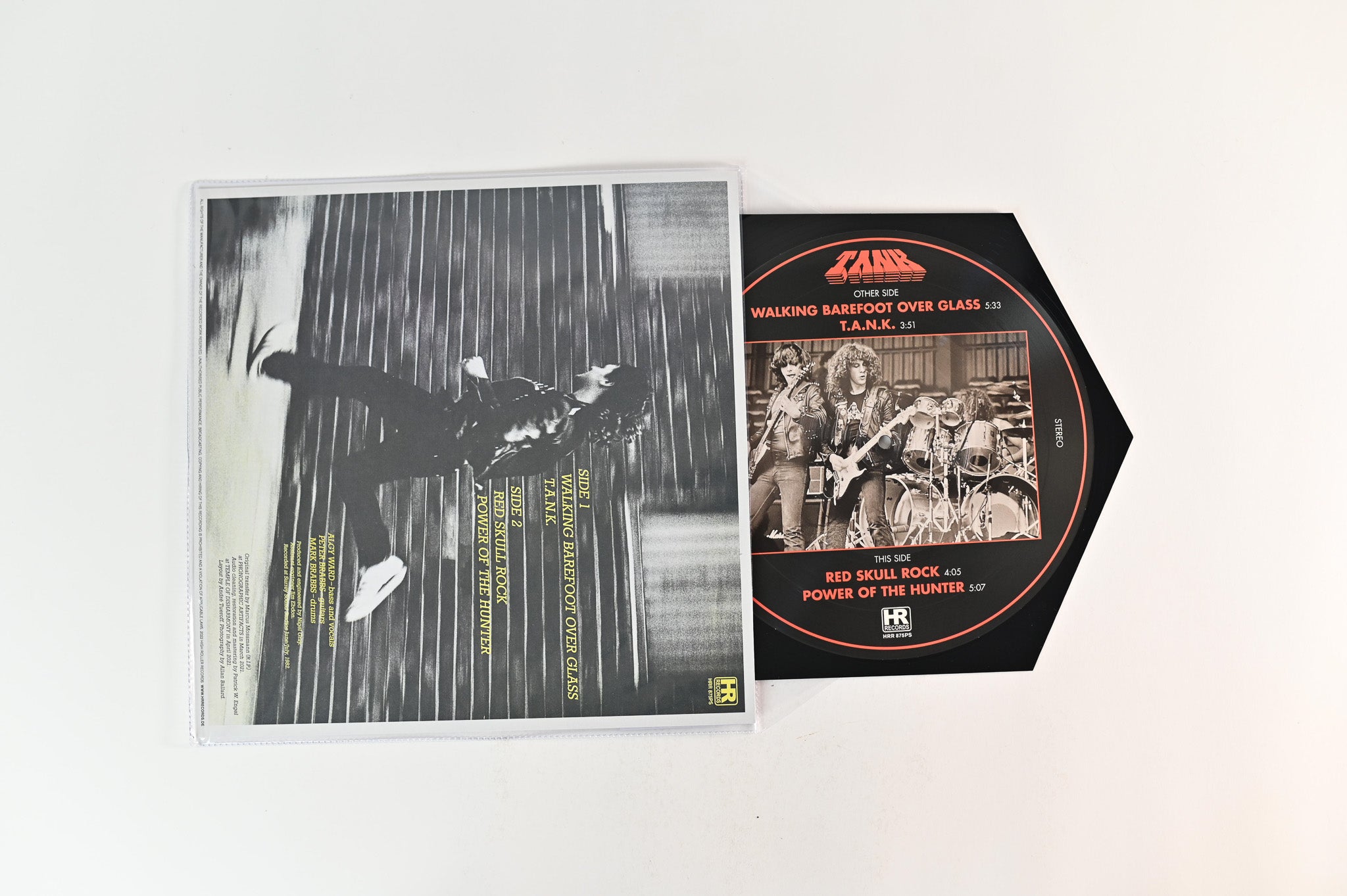 Tank - Power Of The Hunter on High Roller Ltd 45 RPM Picture Disc