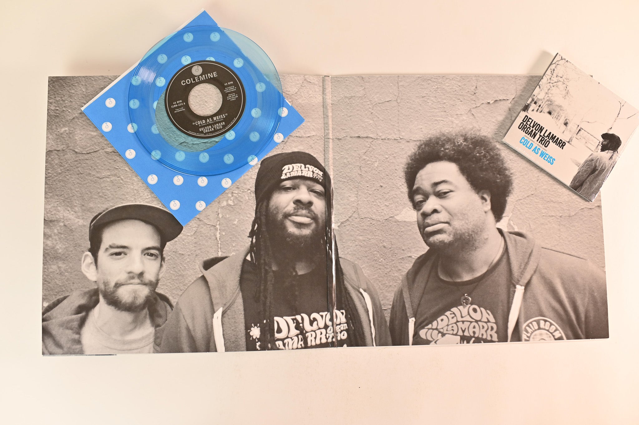 Delvon Lamarr Organ Trio - Cold As Weiss on Colemine Ltd Sky Blue With Bonus 7" & CD