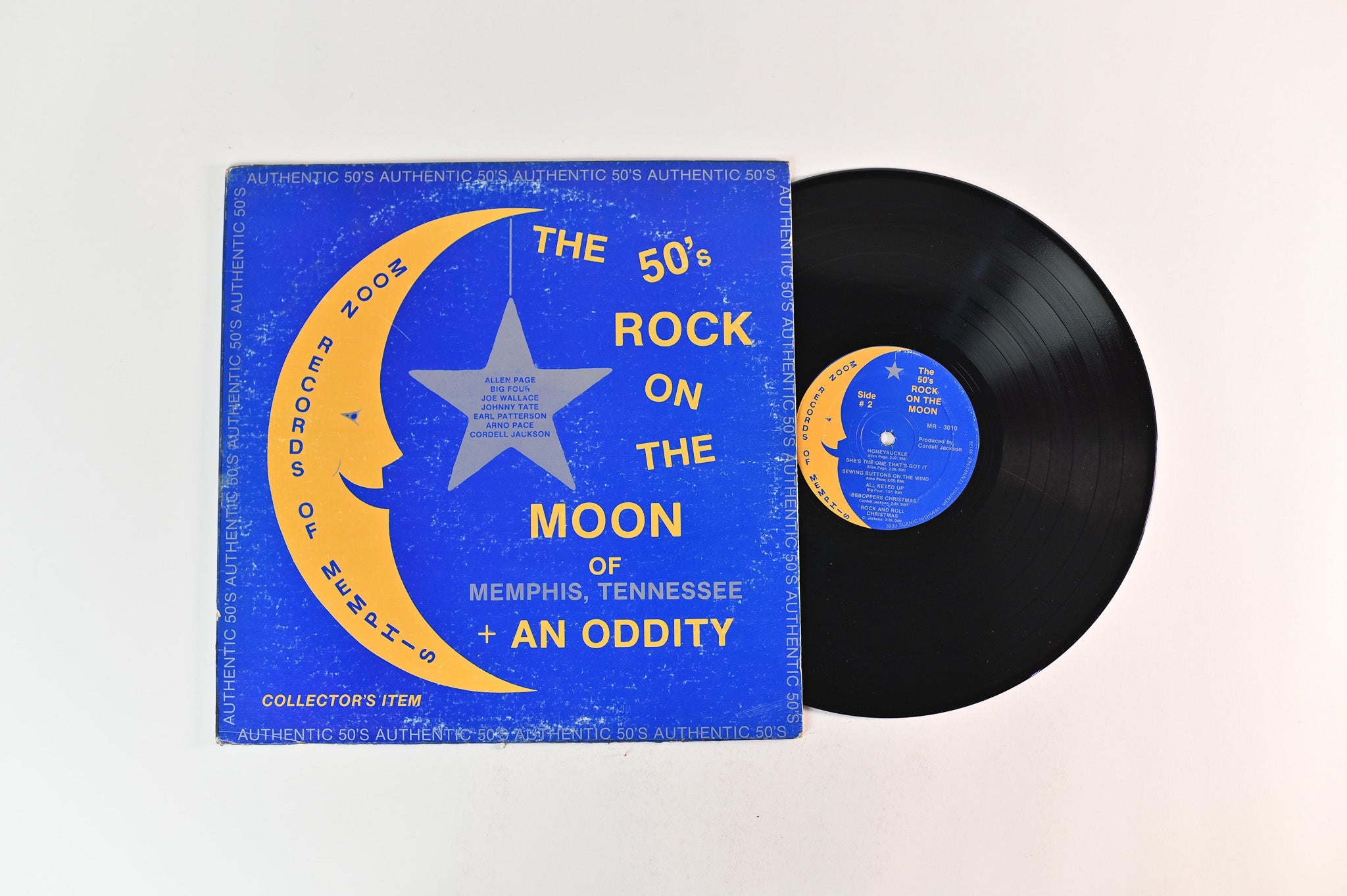 Various - The 50's Rock On The Moon Of Memphis Tennessee + An Oddity on Moon Records