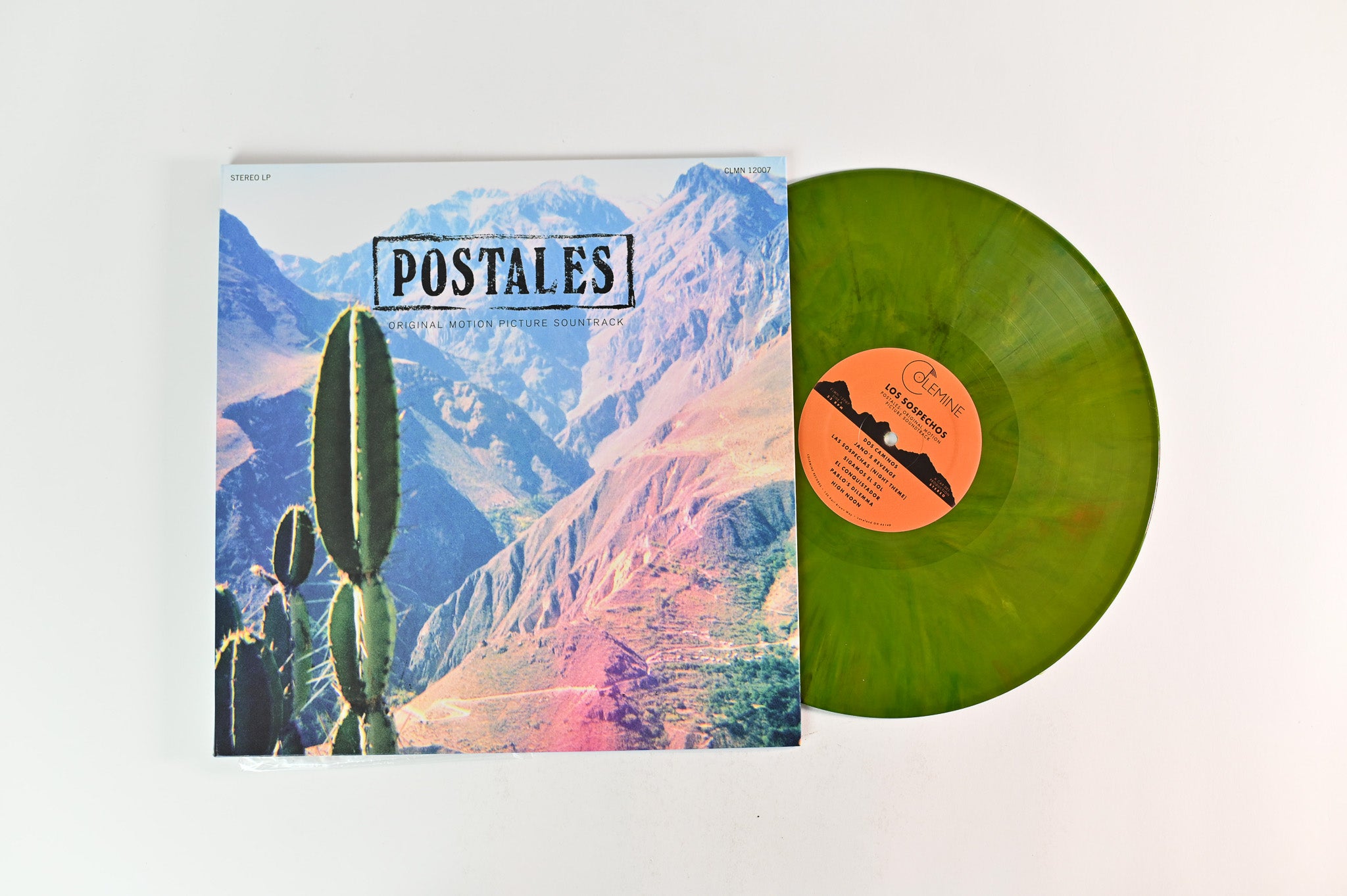 Various - Postales: The Original Motion Picture Soundtrack on Colemine RSD 2018 Ltd Numbered Green Splatter Reissue