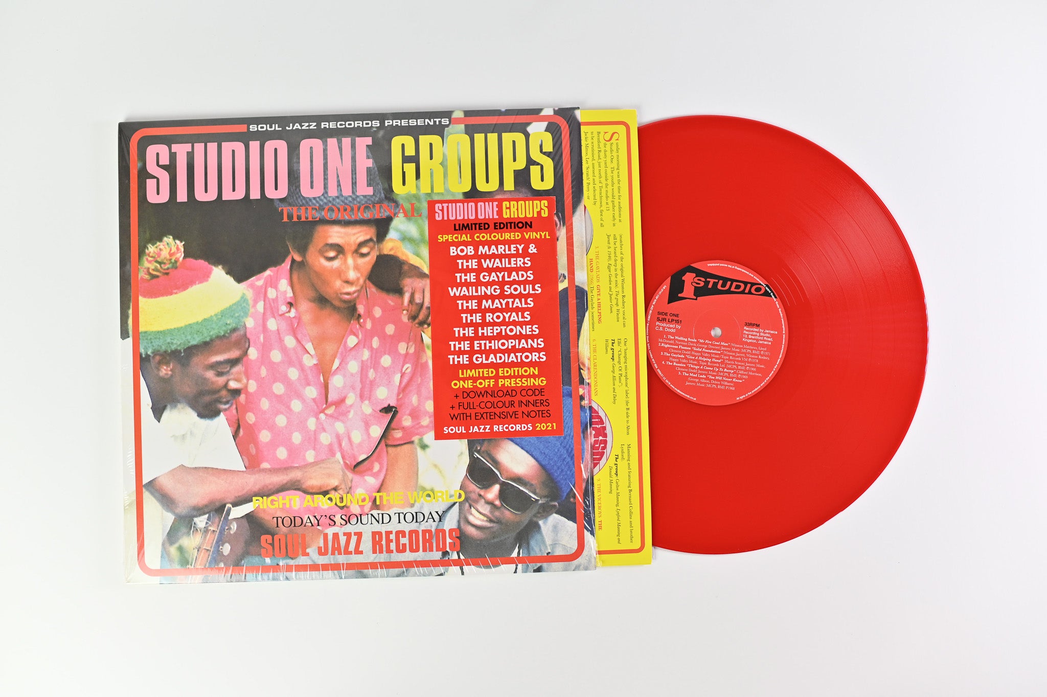 Various - Studio One Groups on Soul Jazz Red Vinyl Reissue