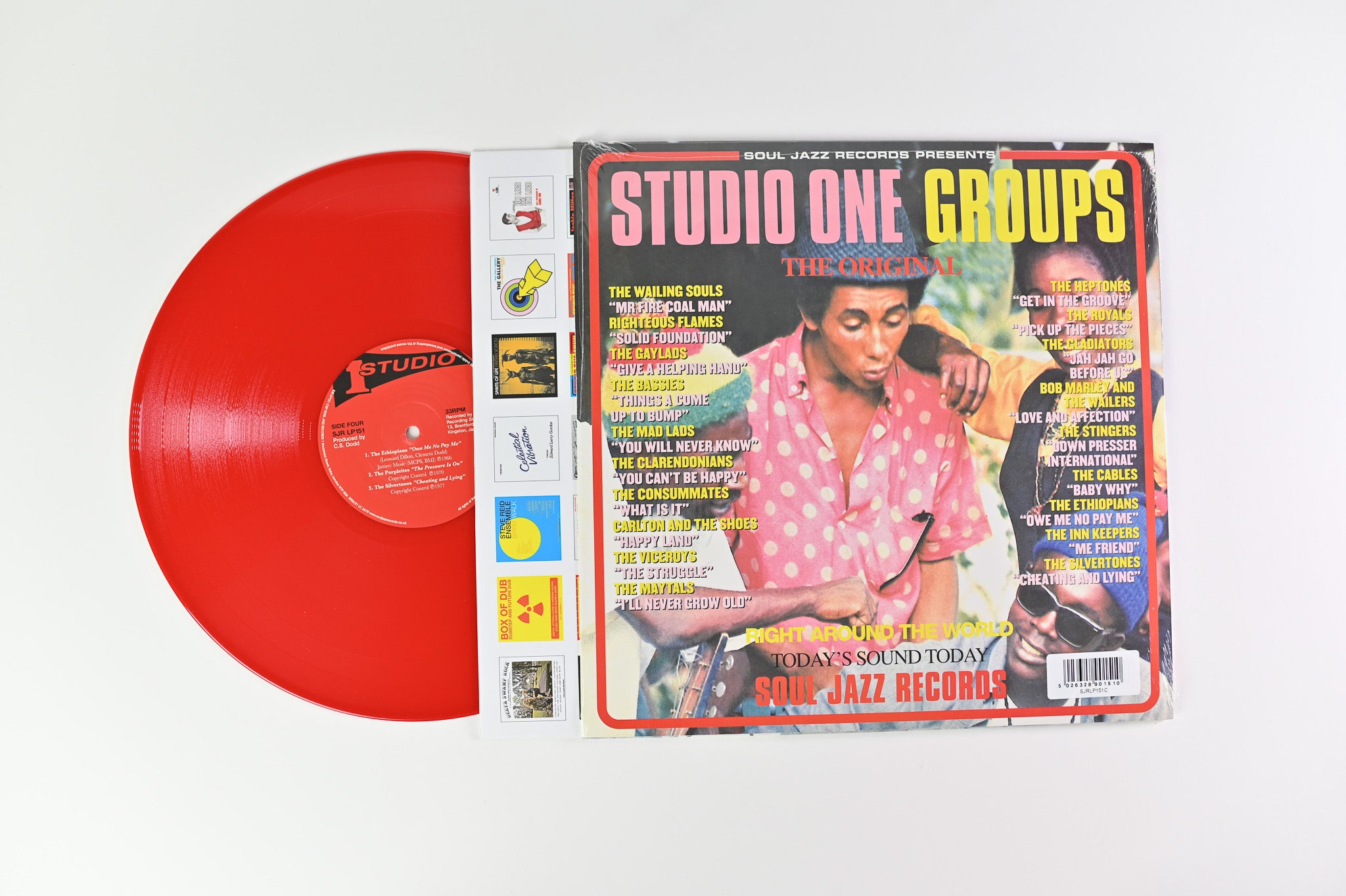 Various - Studio One Groups on Soul Jazz Red Vinyl Reissue