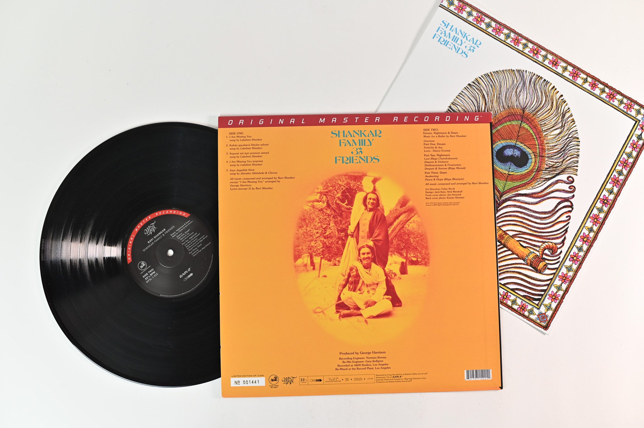 Ravi Shankar - Shankar Family & Friends on Mobile Fidelity Sound Lab Ltd Numbered 180 Gram Reissue