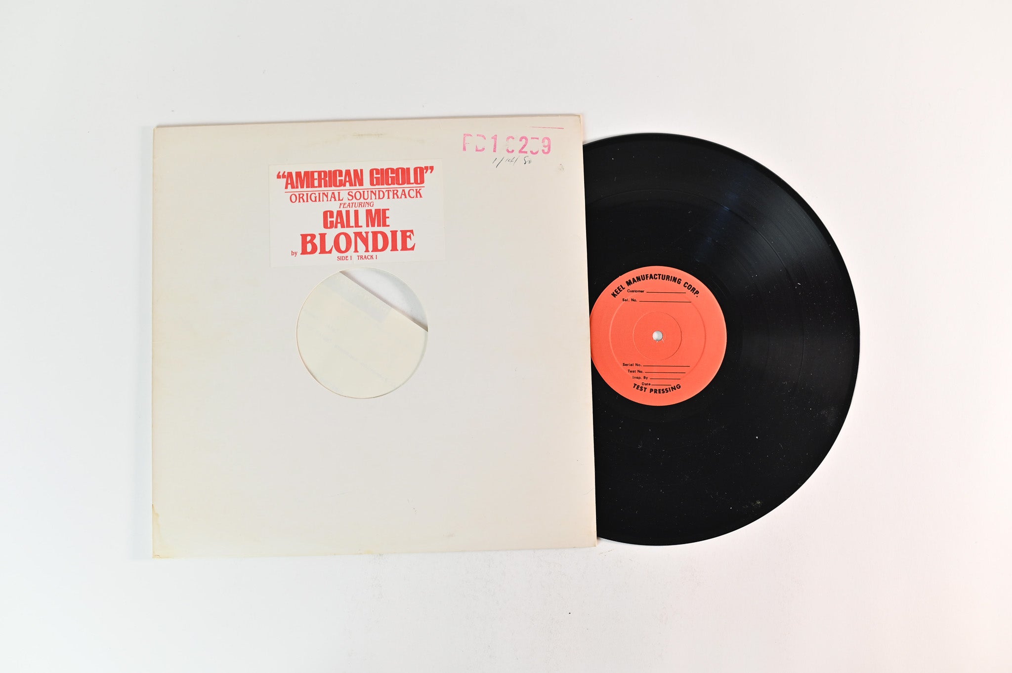 Giorgio Moroder - American Gigolo - Original Soundtrack on Polydor Dual A-Sided Test Press