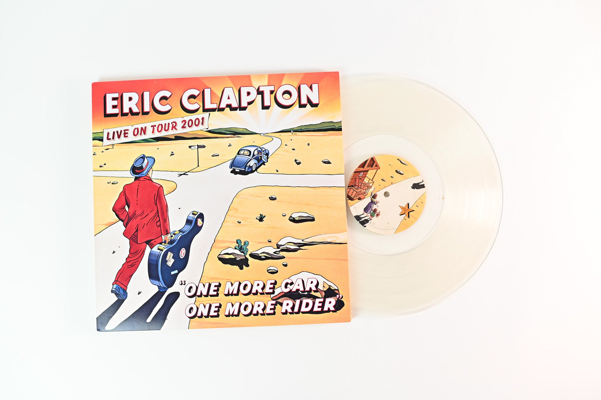 Eric Clapton - One More Car, One More Rider on Reprise RSD 2019 Ltd Clear Vinyl Reissue