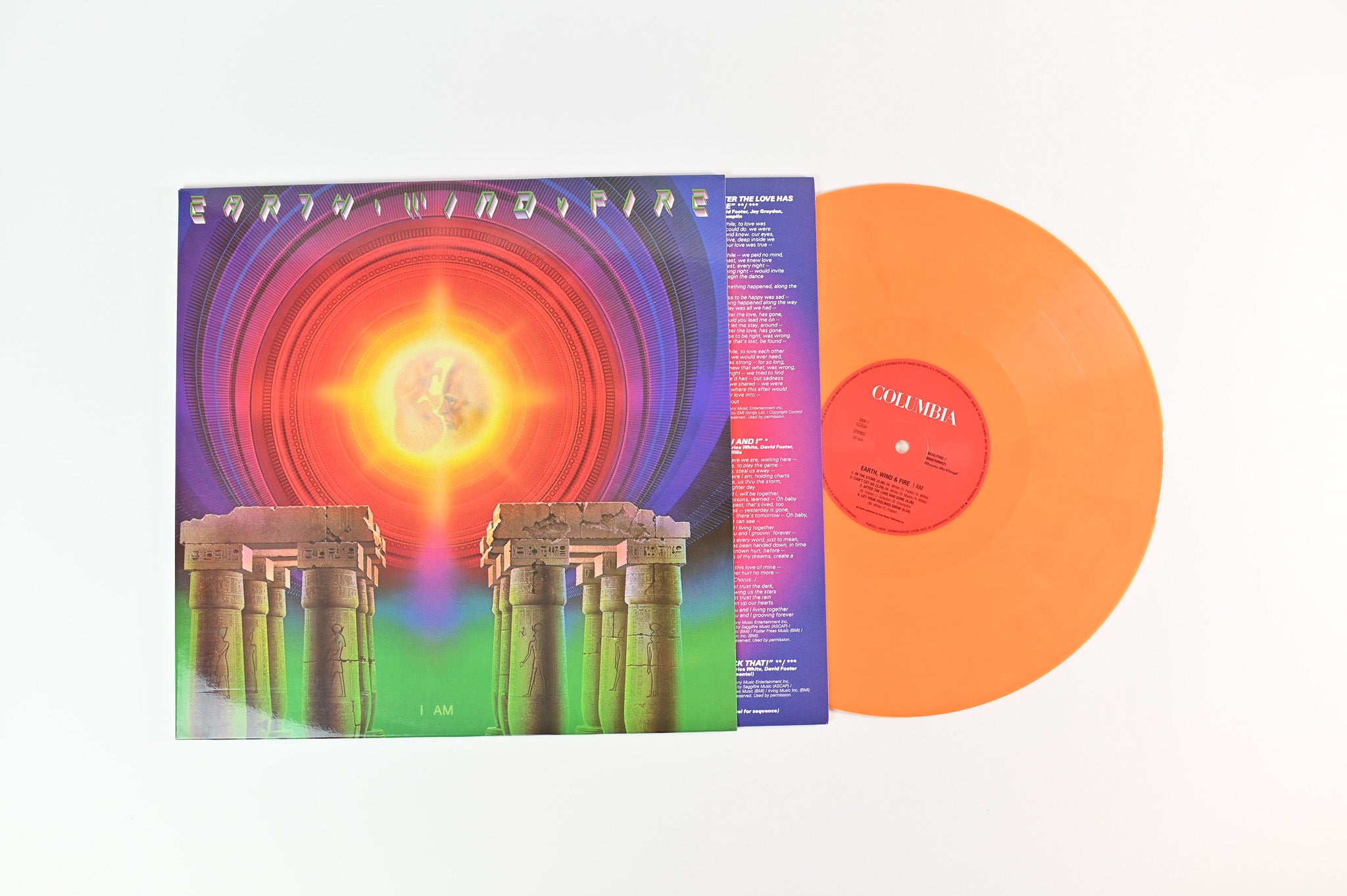 Earth, Wind & Fire - I Am on Music on Vinyl Ltd Numbererd Orange/Yellow Marbled Reissue