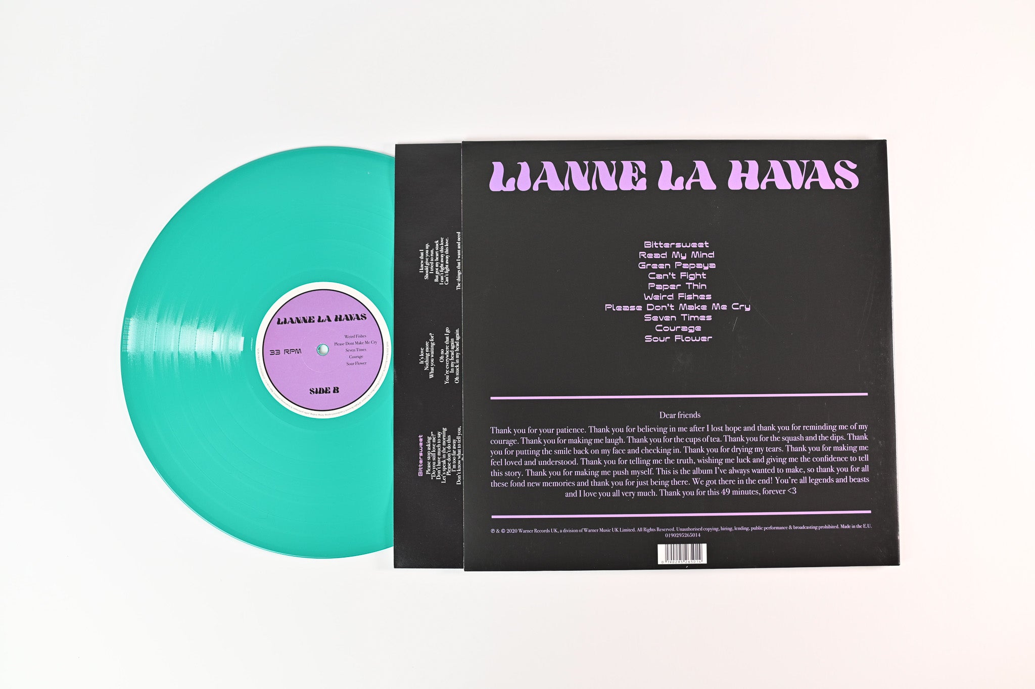 Lianne La Havas - Lianne La Havas on Warner Ltd Mint Green