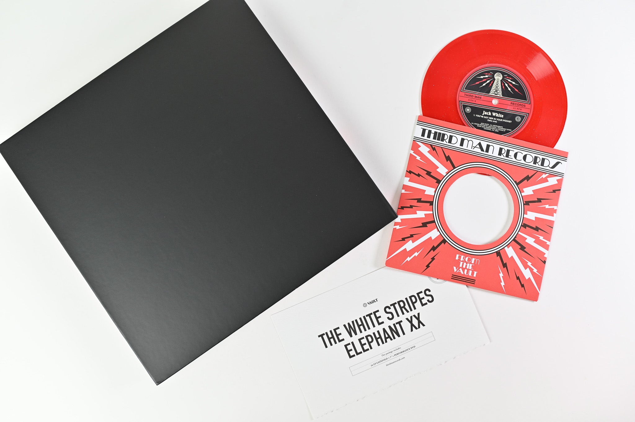 The White Stripes - Elephant XX on Third Man Ltd Edition Vault Red White  Booklet Set