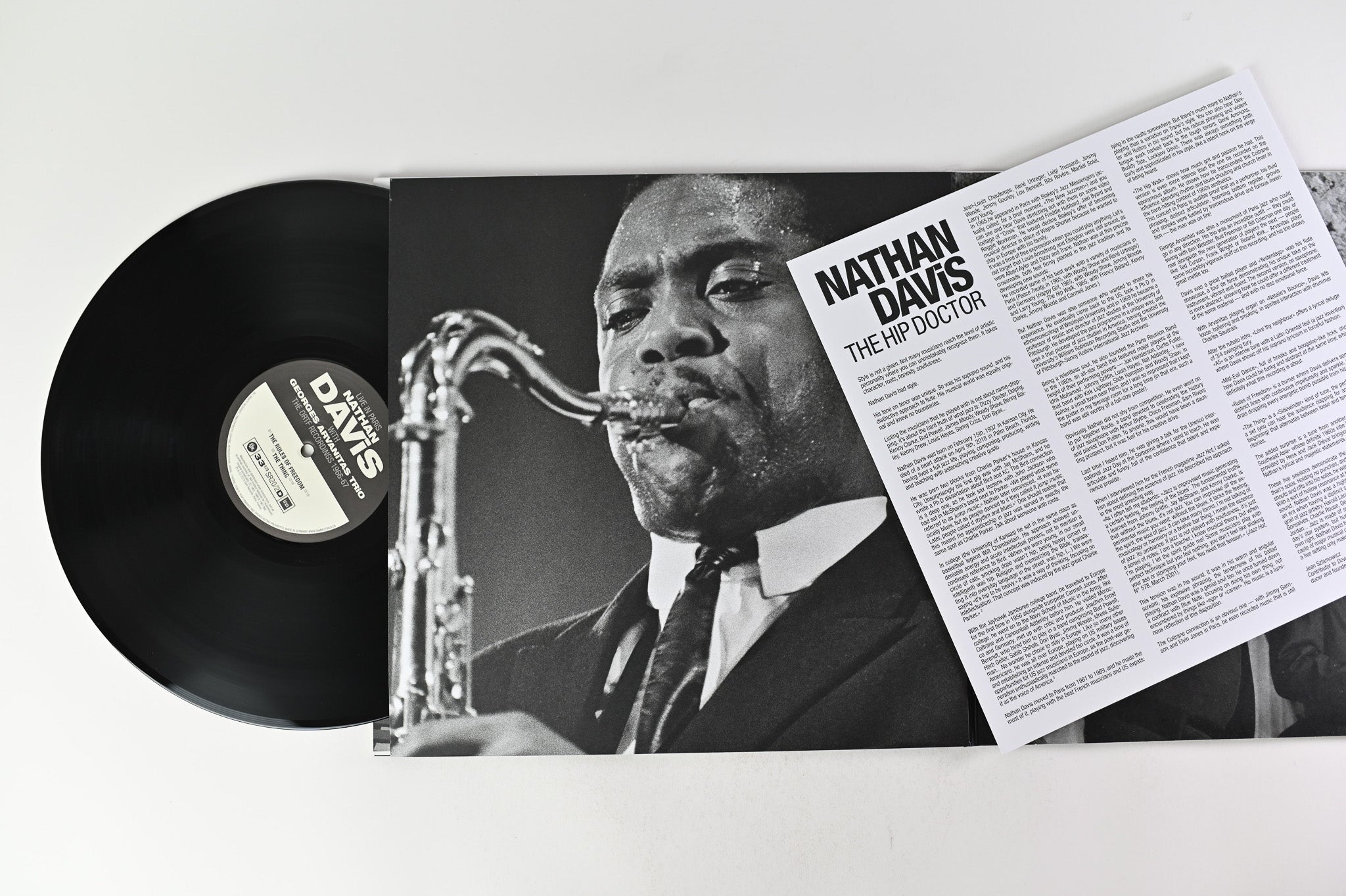 Nathan Davis - Live In Paris - The ORTF Recordings 1966/67 on Sam Limited Numbered French Second Press