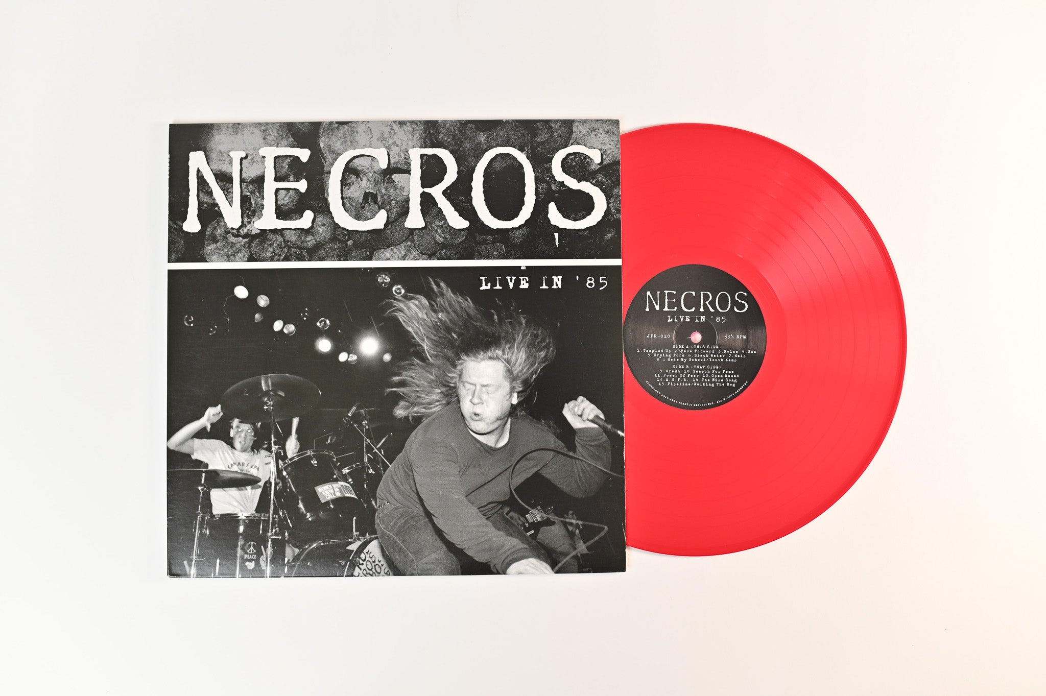 Necros - Live In '85 on Jett Plastic Recordings - Red Vinyl