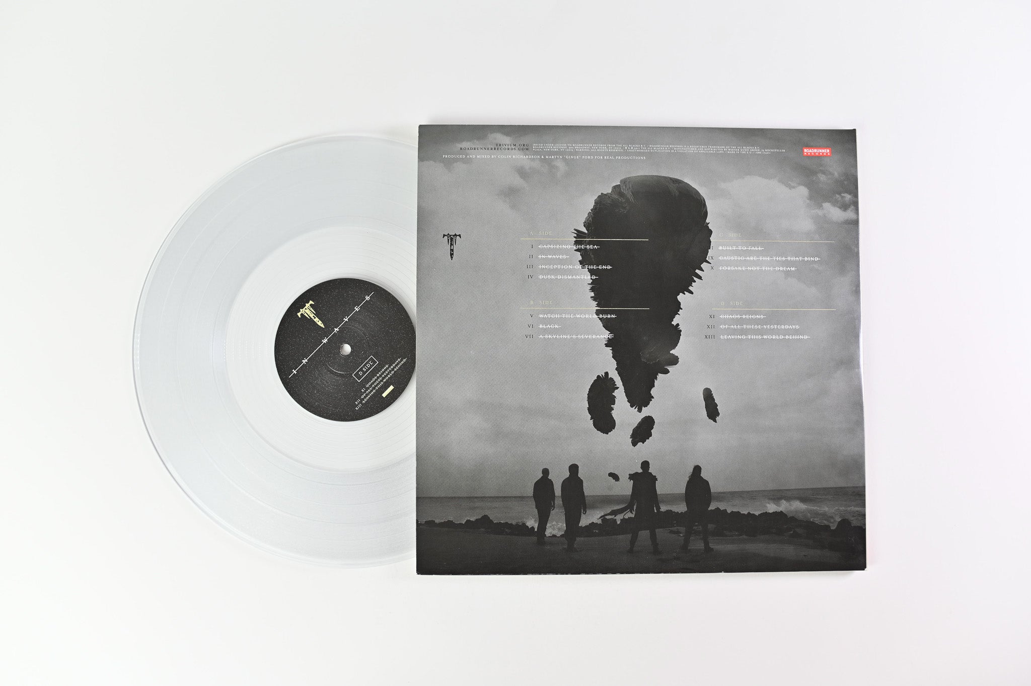 Trivium - In Waves on Roadrunner Clear Vinyl Reissue