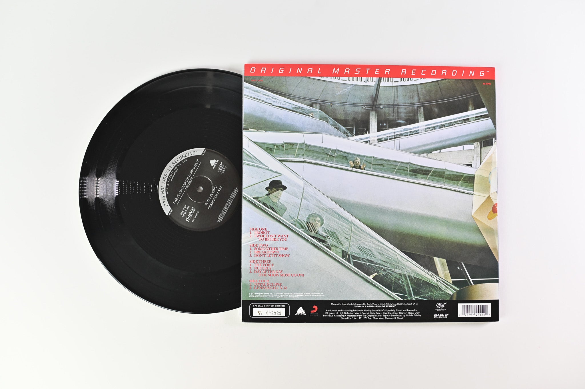 The Alan Parsons Project - I Robot on Mobile Fidelity Sound Lab Ltd Numbered Reissue