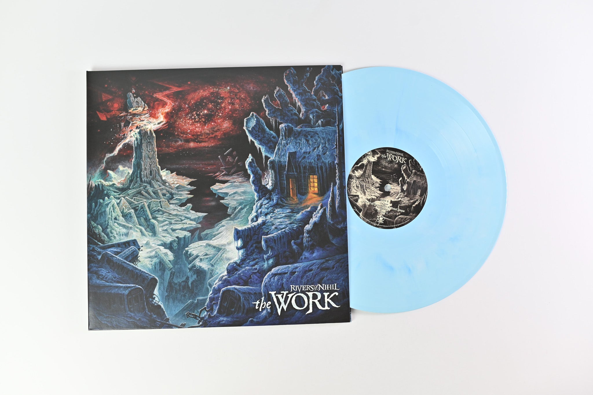 Rivers Of Nihil - The Work on Metal Blade Ltd White & Blue Melt