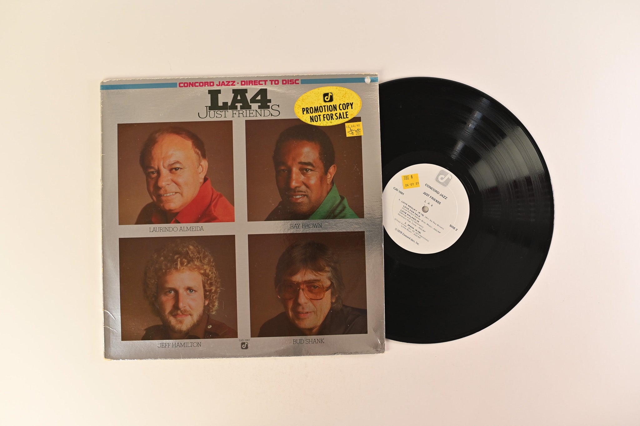 LA4 - Just Friends on Concord Jazz Ltd Direct To Disc Promo