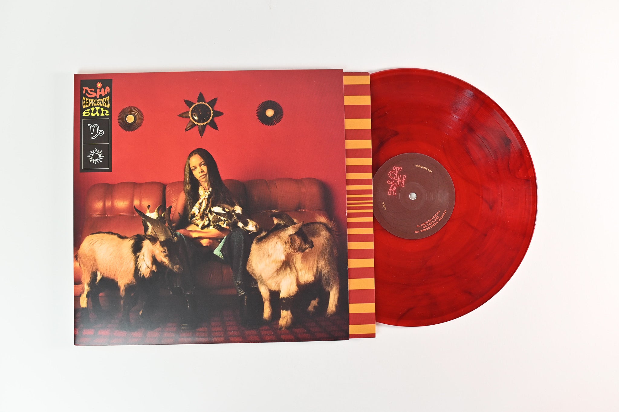 TSHA - Capricorn Sun on Ninja Tune - Red Marbled Vinyl