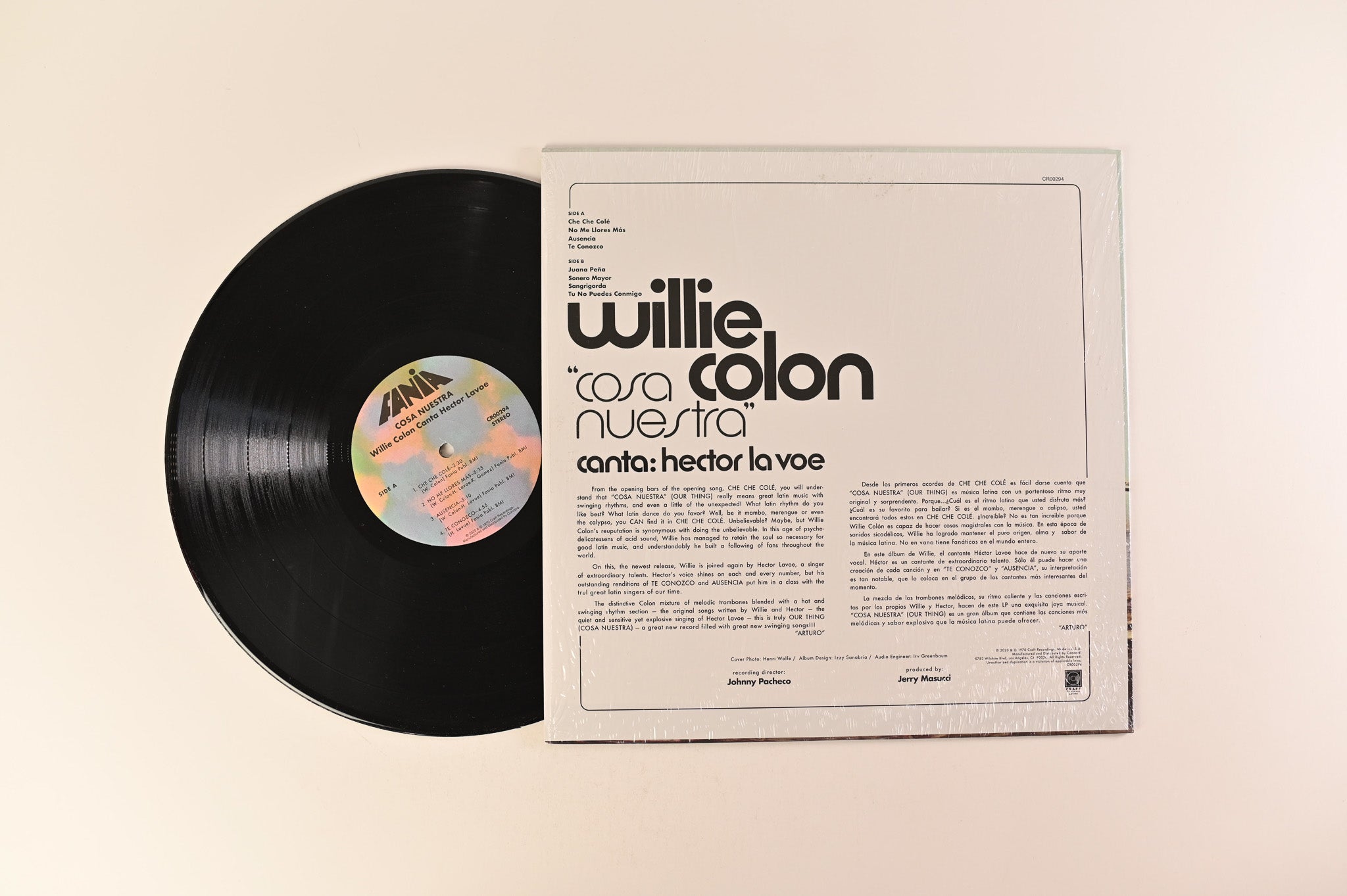 Willie Colón - Cosa Nuestra on Craft Recordings Ltd RSD Reissue