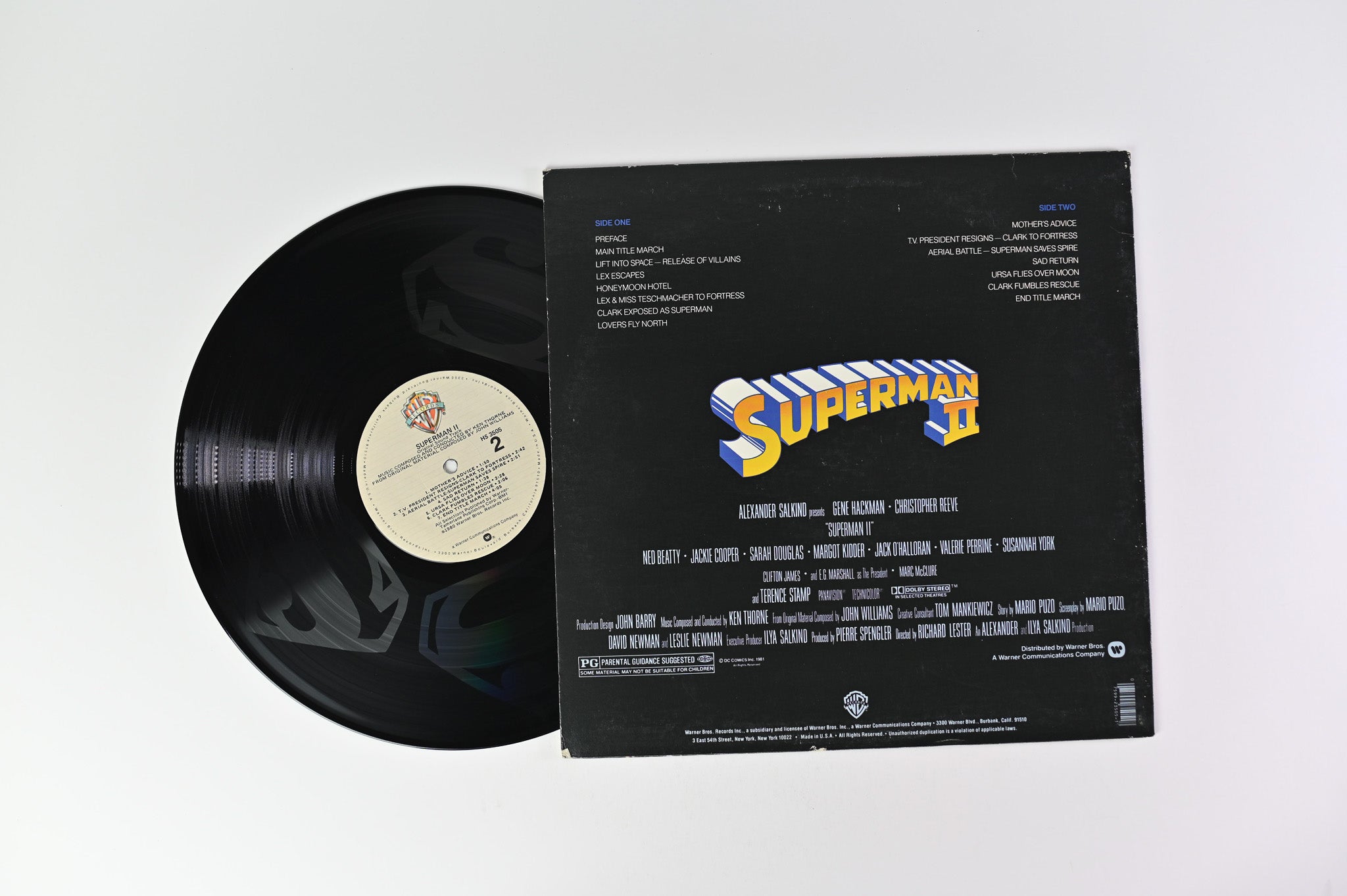 Ken Thorne - Superman II (Original Soundtrack) on Warner Bros. Records