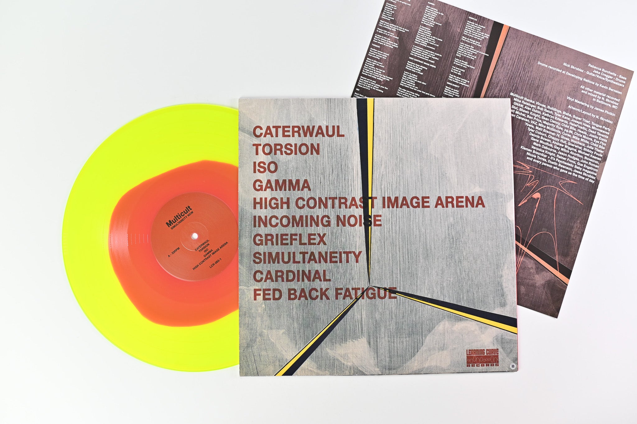 Multicult - Simultaneity Now on Learning Curve Ltd Red in Yellow